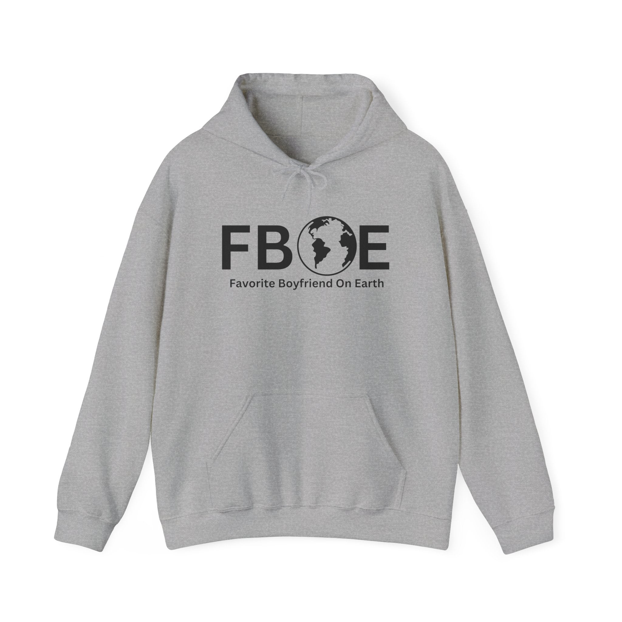 Favorite Boyfriend On Earth (FBOE) Unisex Heavy Blend™ Hooded Sweatshirt – Cozy Cotton-Polyester Hoodie