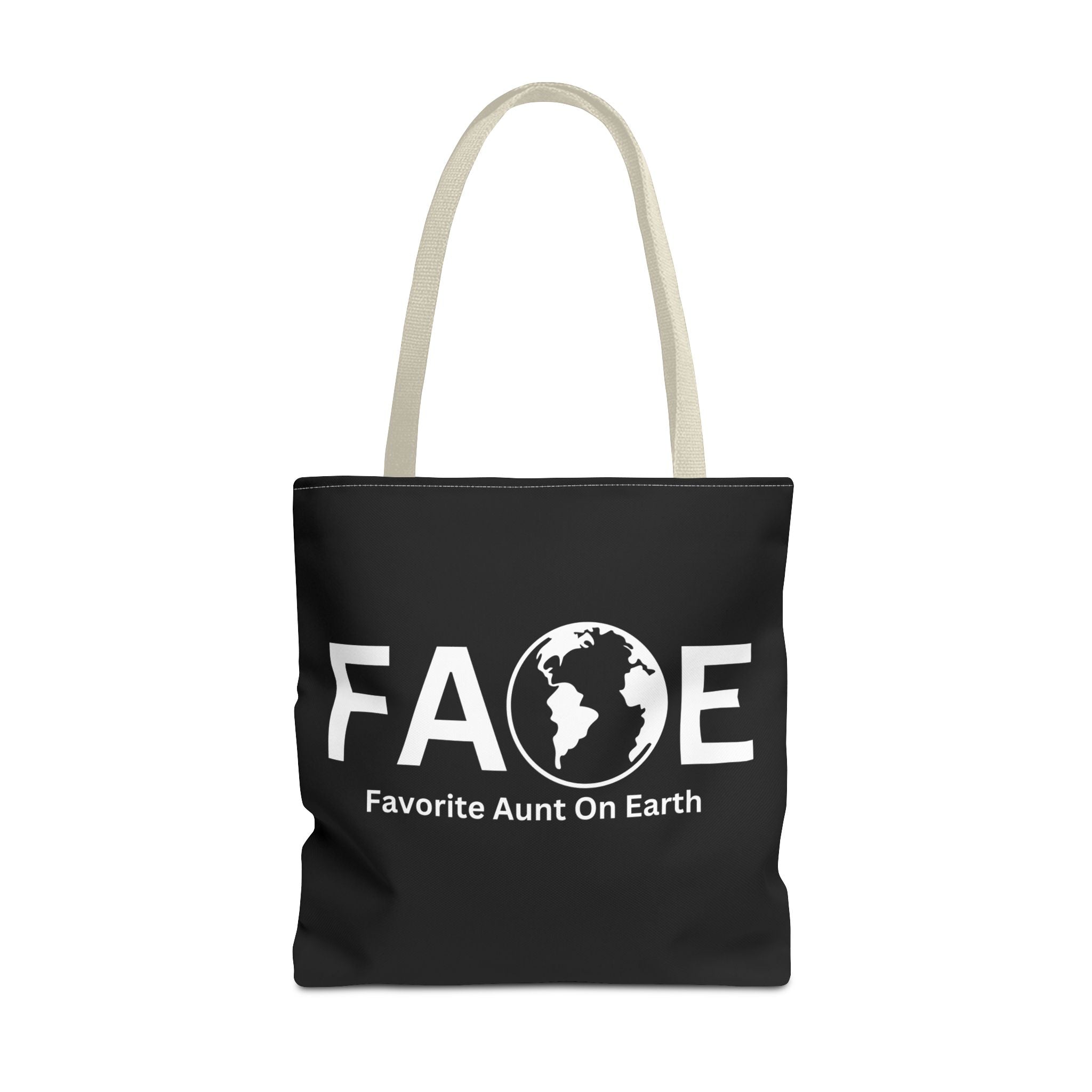 Favorite Aunt On Earth (FAOE) Tote Bag - Custom Printed Stylish and Functional Tote