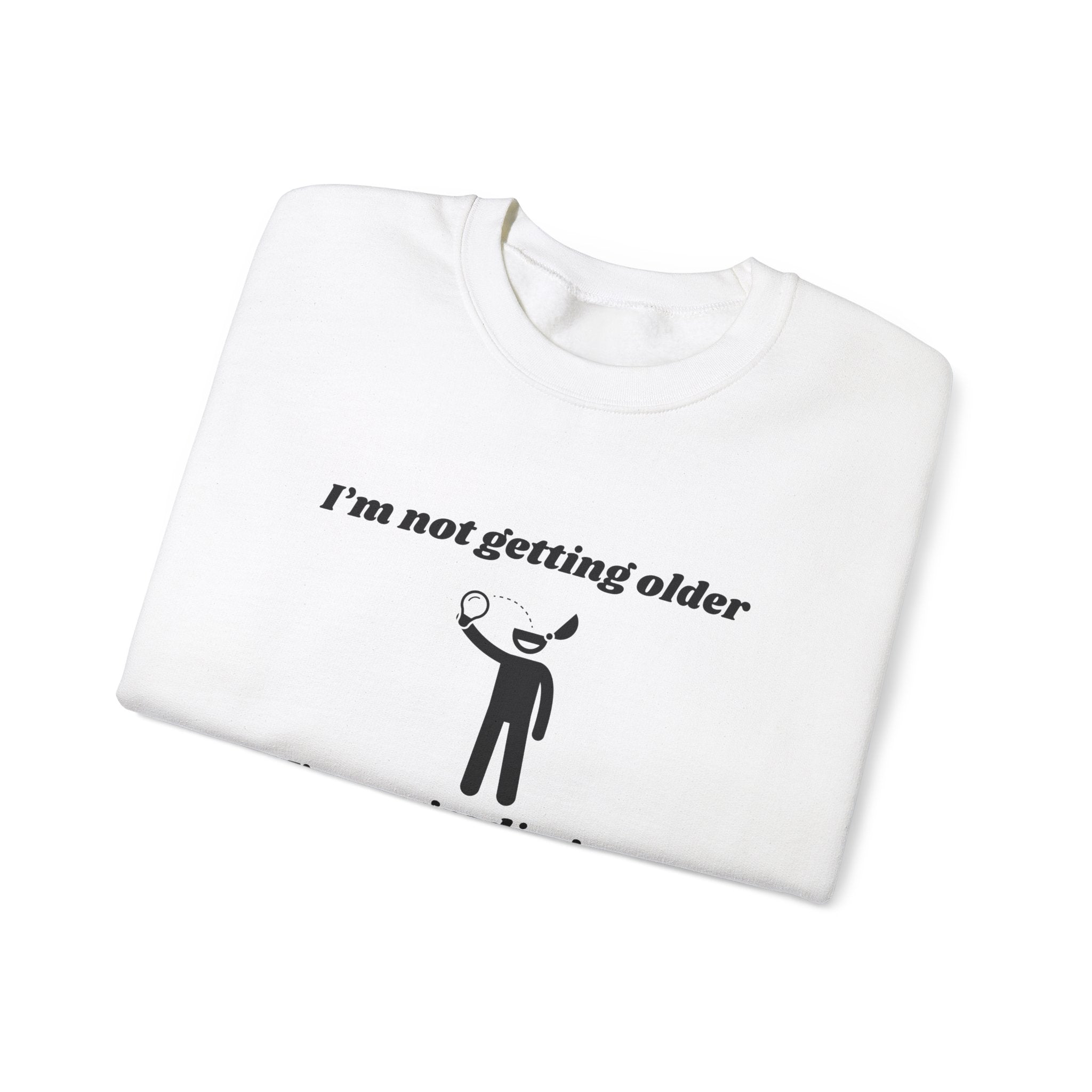 I'm Not Getting Older—I'm Upgrading My Settings! Unisex Heavy Blend Crewneck Sweatshirt