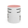 Professional Overthinker Side Hustle Making Life Complicated Accent Coffee Mug (11oz, 15oz)