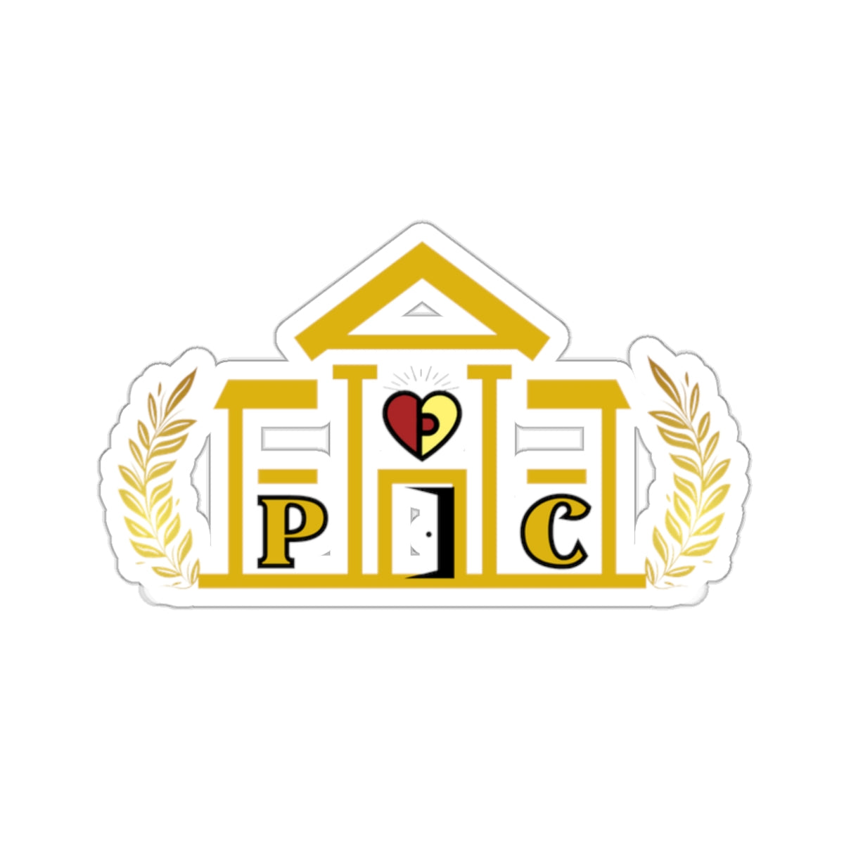 Passionoy Clubhouse Logo Kiss-Cut Stickers - Custom Vinyl Stickers for Creative Decor