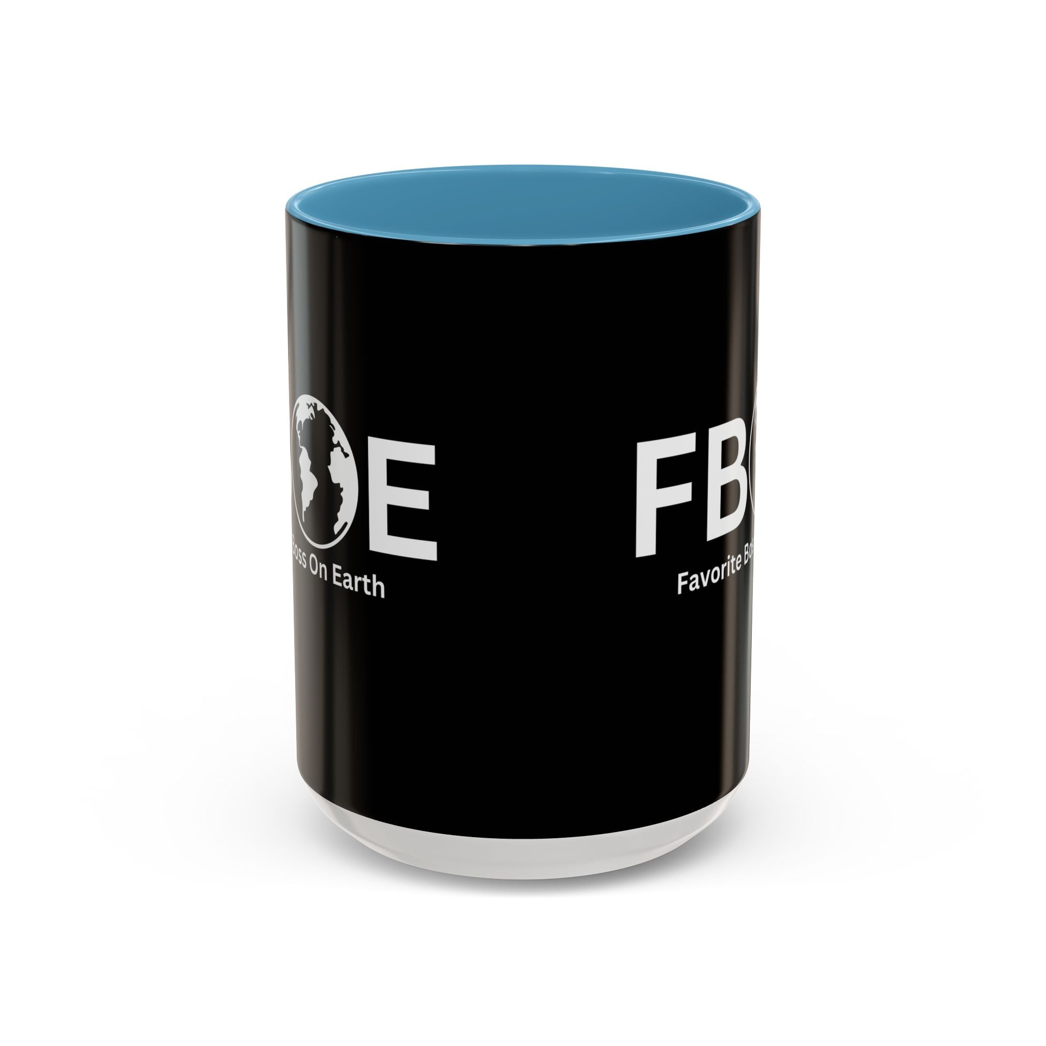 Favorite Boss On Earth (FBOE) Accent Coffee Mug (11oz, 15oz)