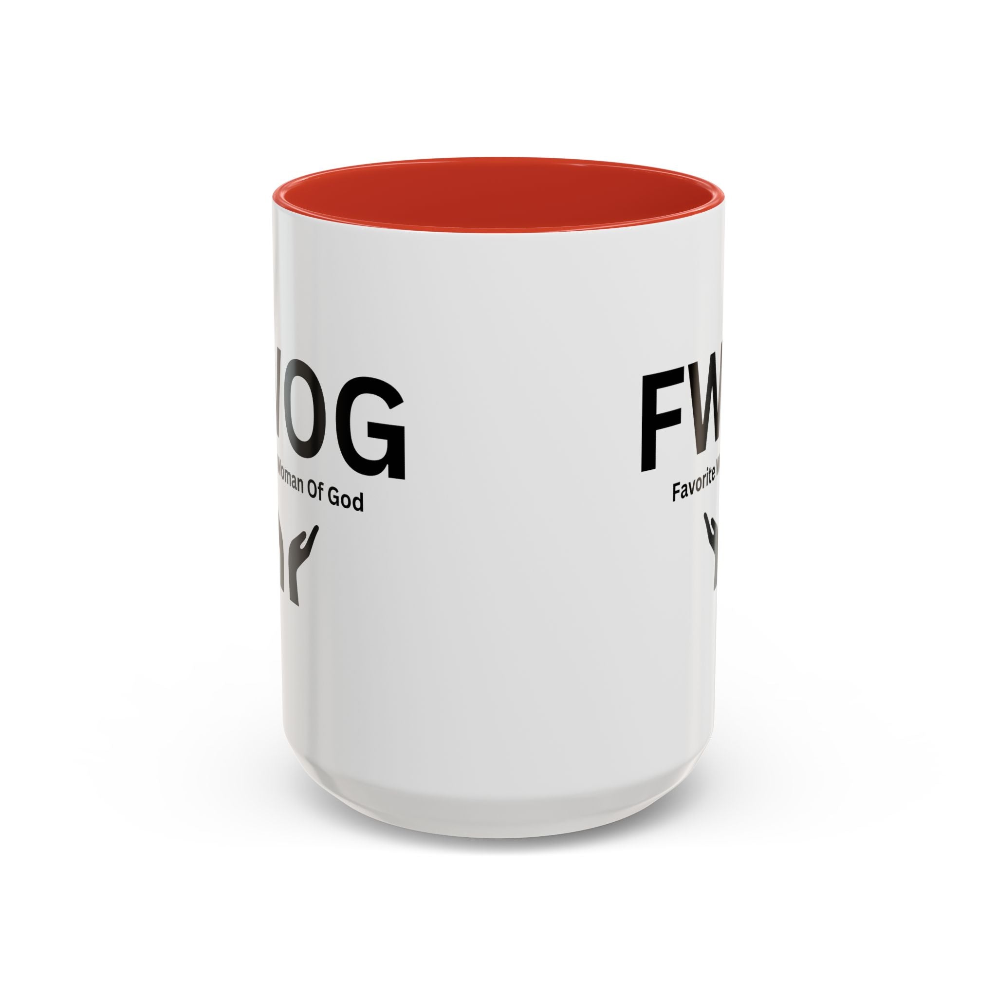 Favorite Woman of God (FWOG) Accent Coffee Mug (11, 15oz)