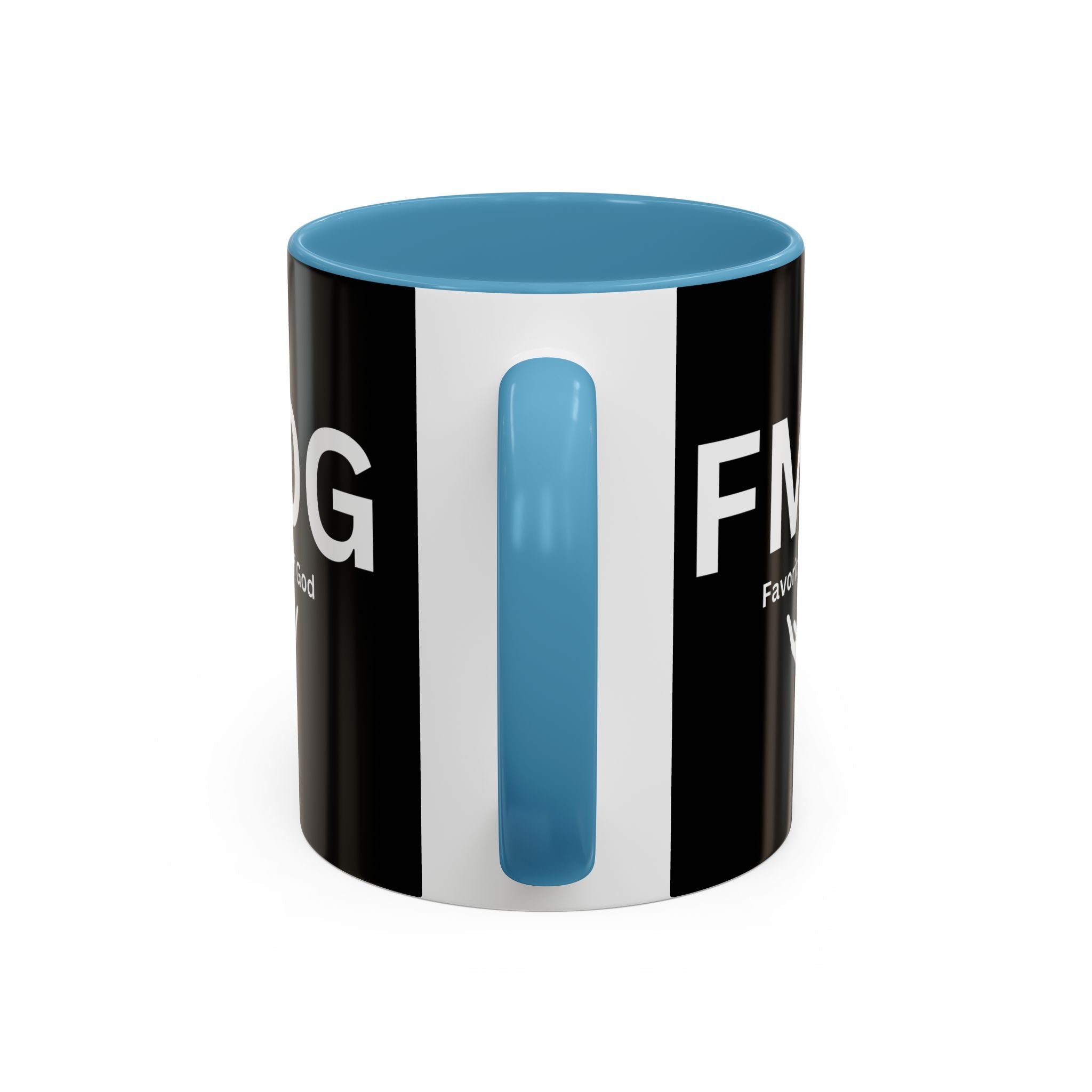 Favorite Man of God (FMOG) Accent Coffee Mug (11, 15oz)