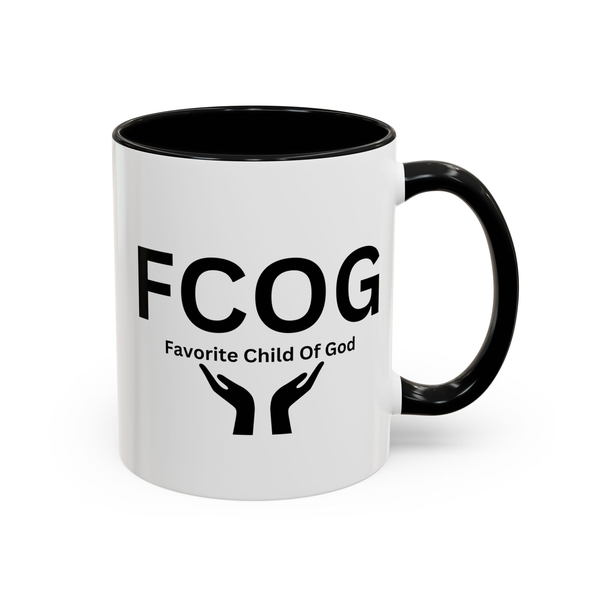 Favorite Child of God (FCOG) Accent Coffee Mug (11, 15oz)