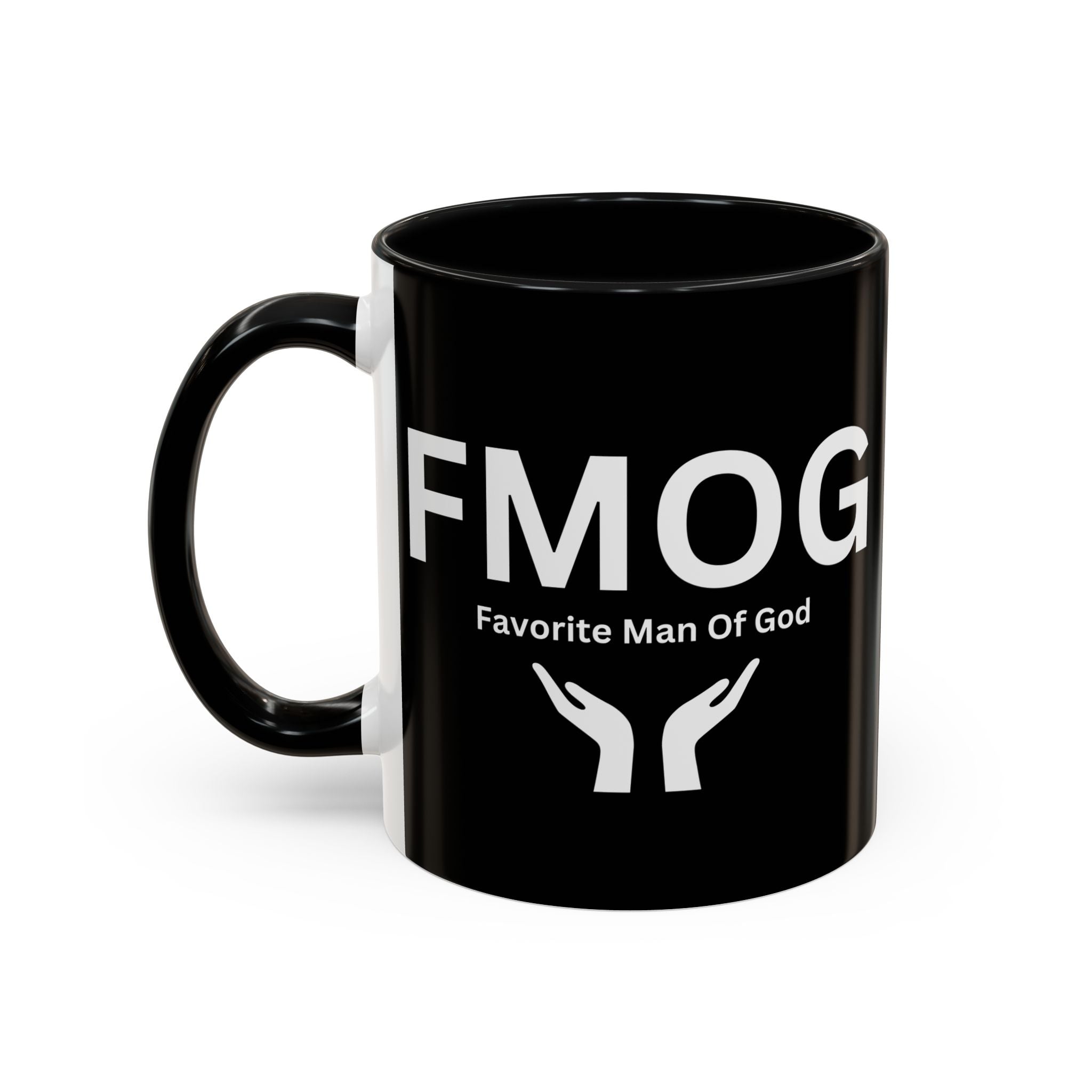 Favorite Man of God (FMOG) Accent Coffee Mug (11, 15oz)