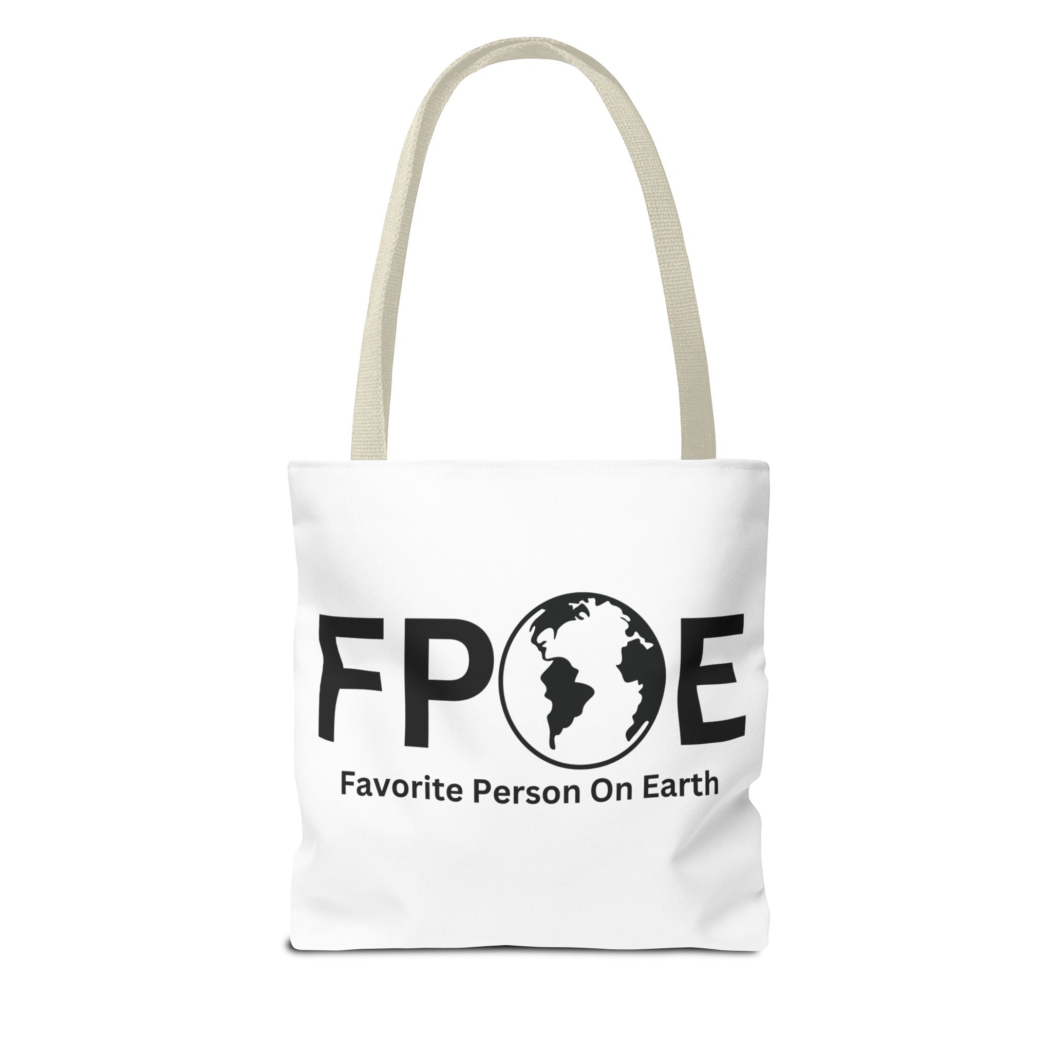 Favorite Person On Earth (FPOE) Tote Bag - Custom Printed Stylish and Functional Tote
