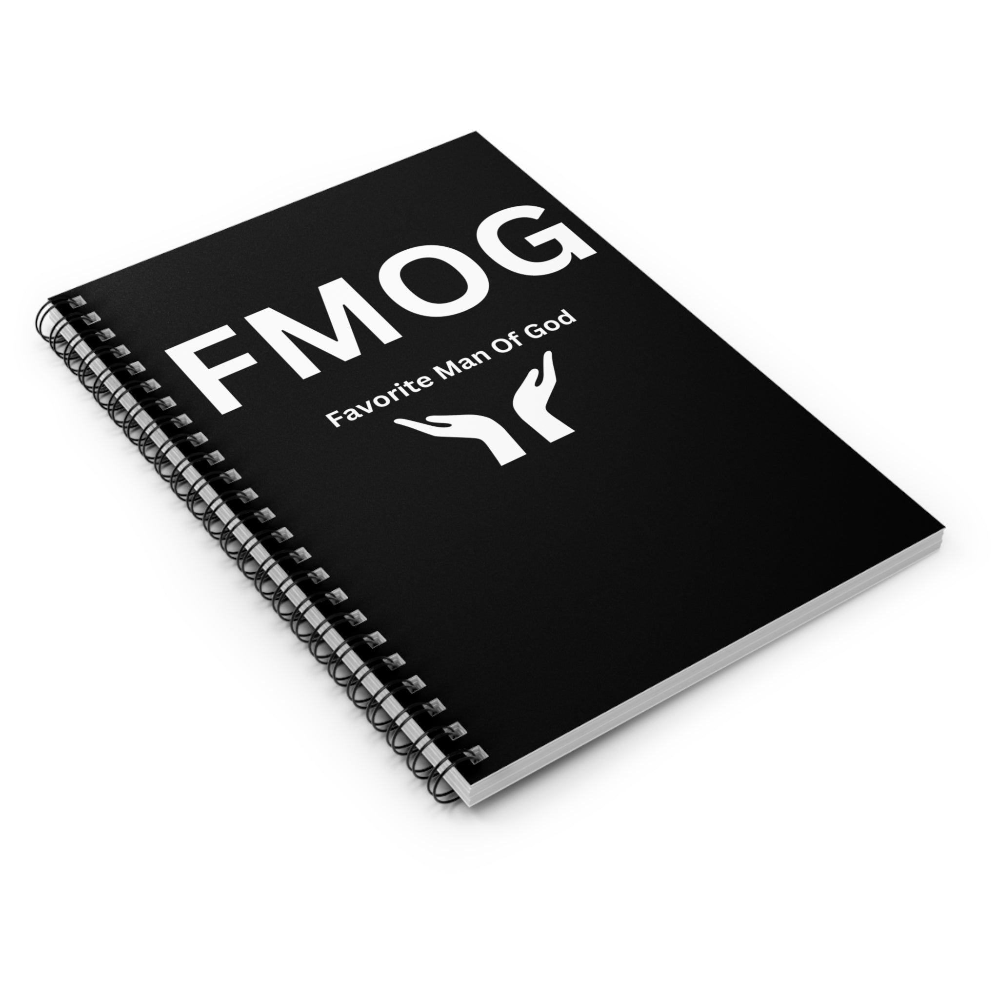 Favorite Man of God (FMOG) Spiral Notebook - 118 Page Ruled Line Notebook for Everyday Use