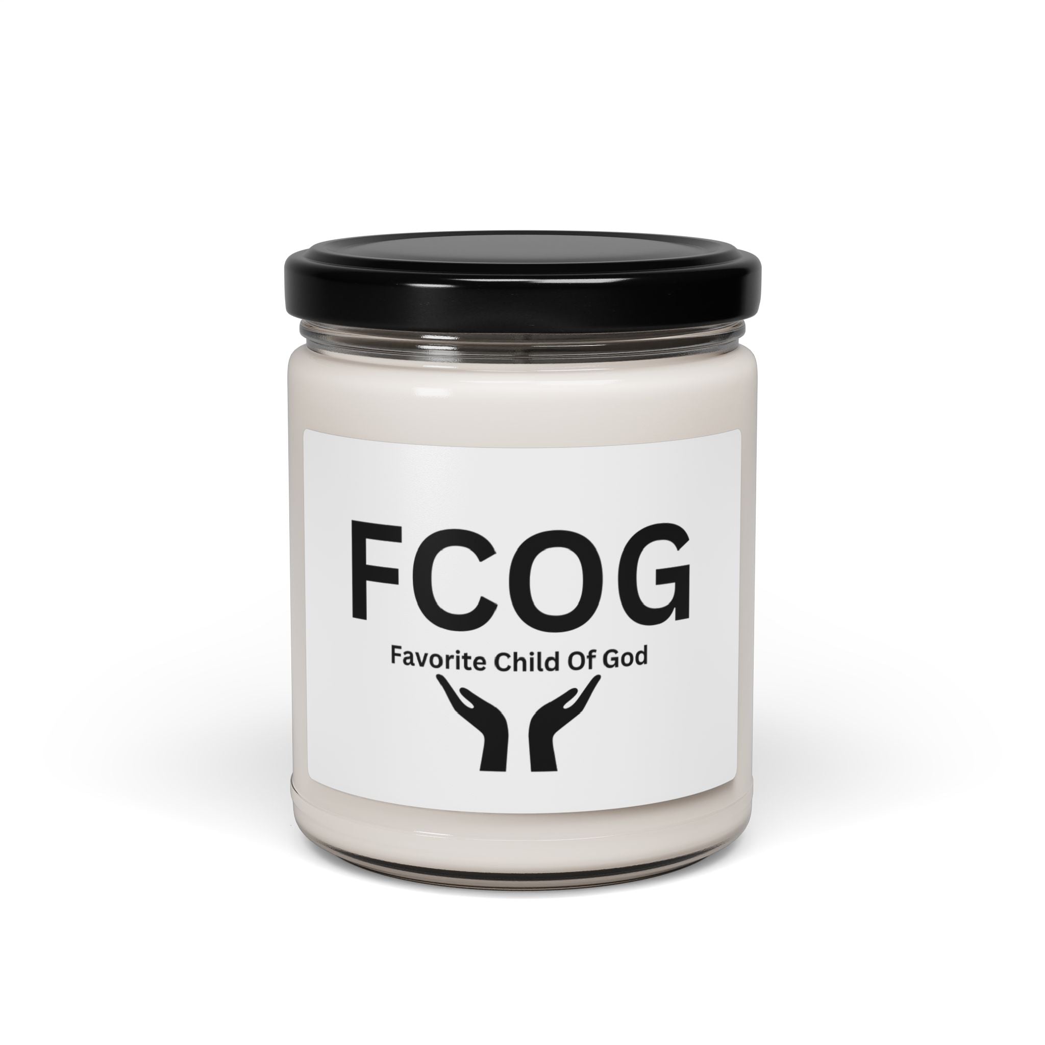 Favorite Child of God (FCOG) Scented Soy Candle - 9oz Natural Wax Candle with Custom Label