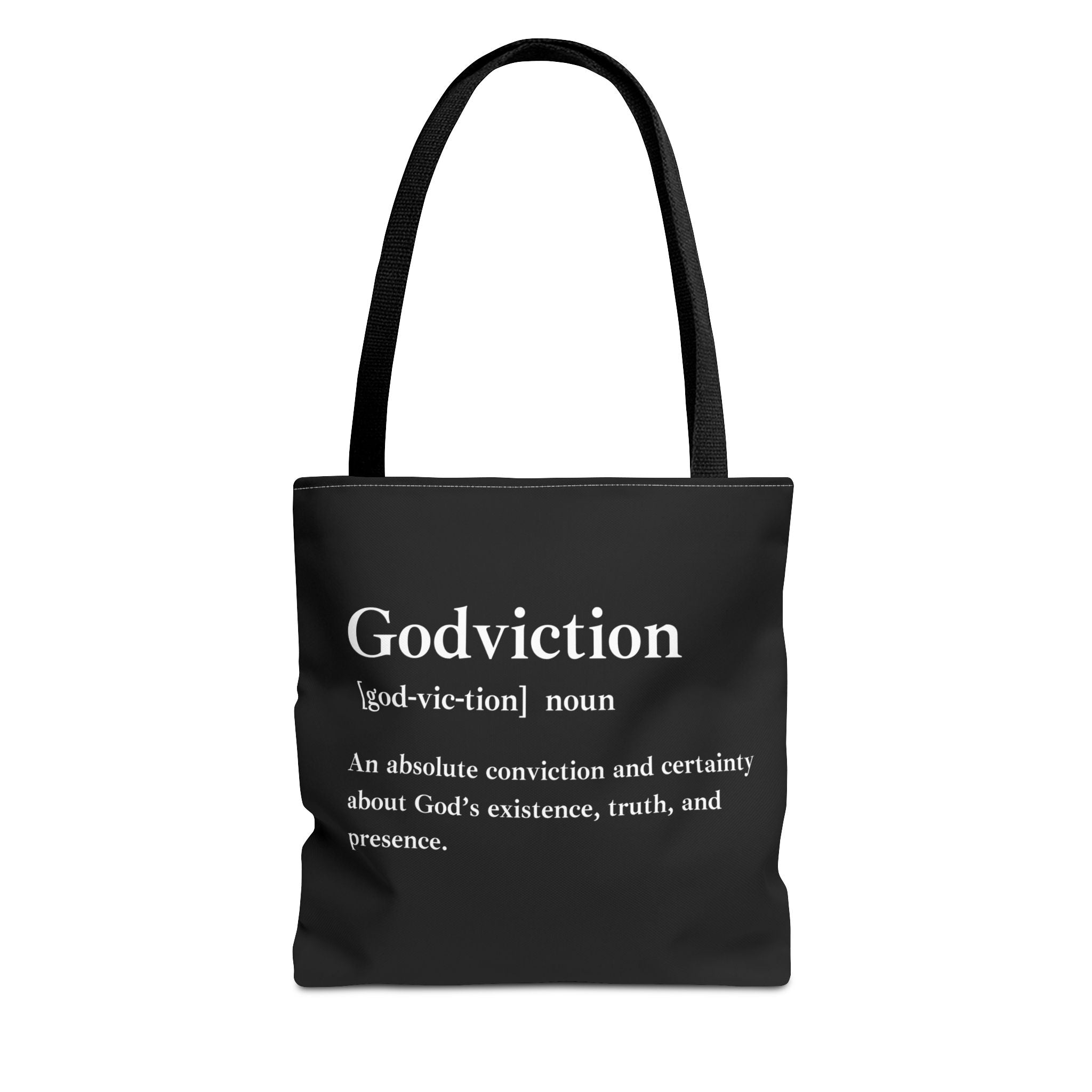 Godviction Tote Bag - Custom Printed Stylish and Functional Tote