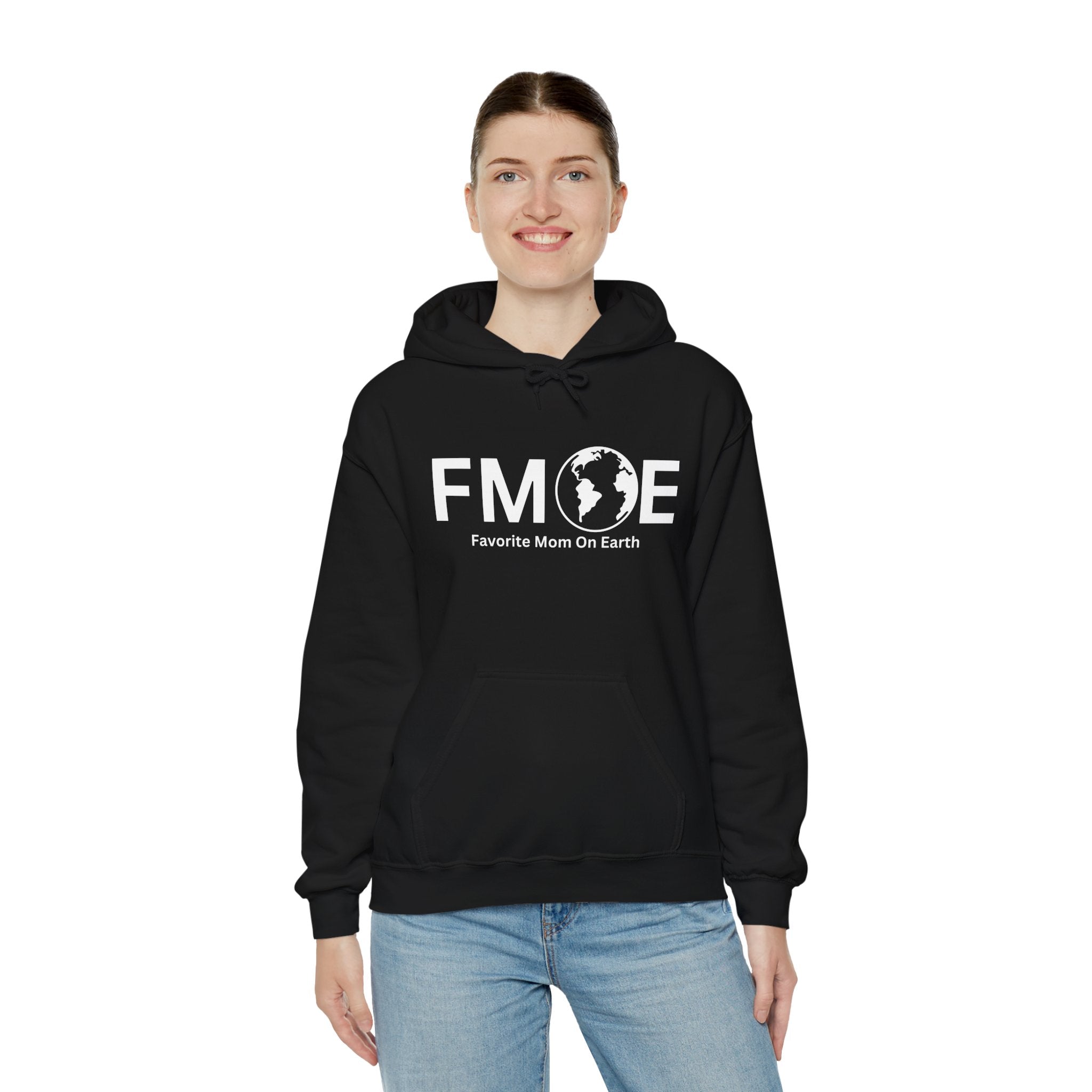 Favorite Mom On Earth Hoodie - (FMOE) Logo Hooded Sweatshirt for Women