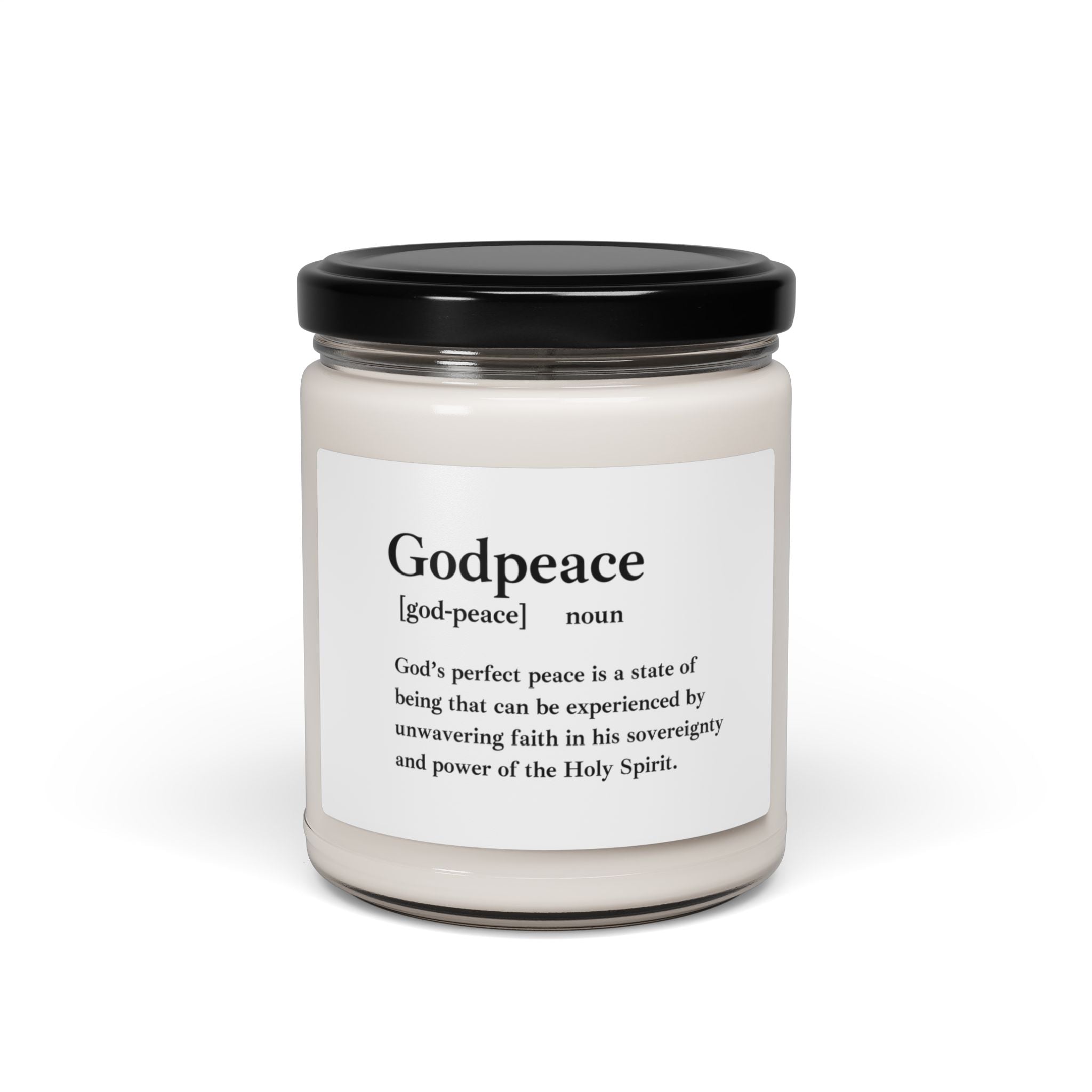 Godpeace Scented Soy Candle - 9oz Natural Wax Candle with Custom Label