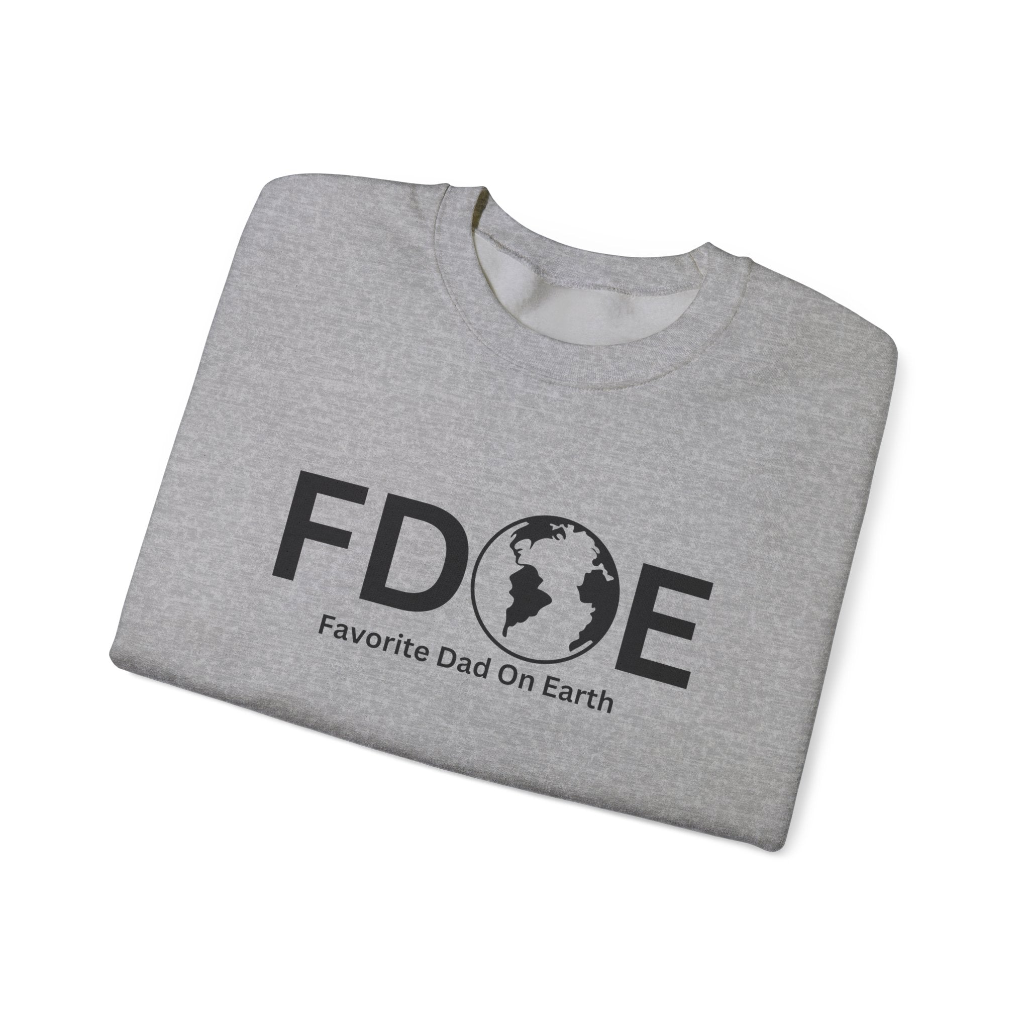 Favorite Dad On Earth (FDOE) Unisex Heavy Blend™ Crewneck Sweatshirt