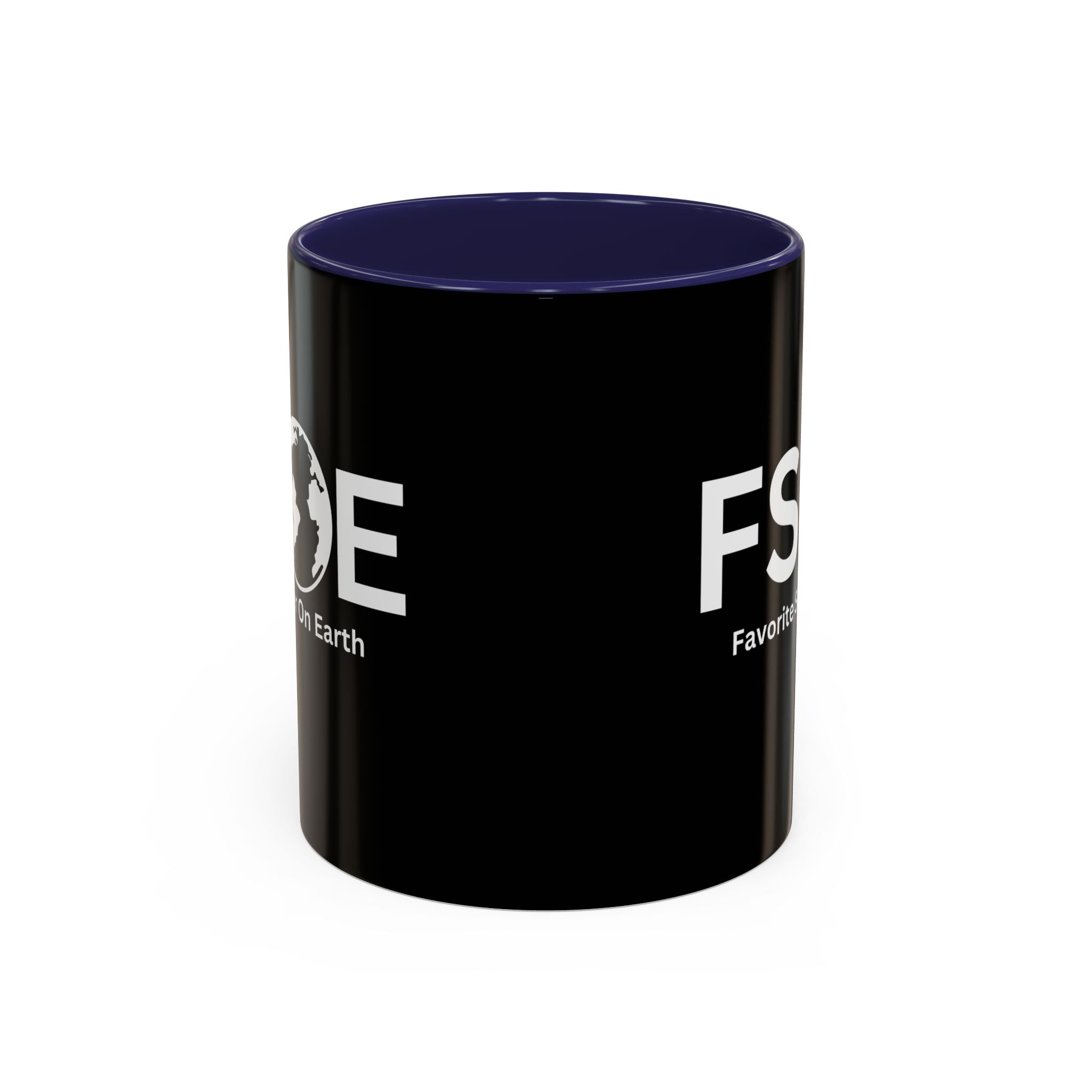 Favorite Sister On Earth (FSOE) Accent Coffee Mug (11oz, 15oz)