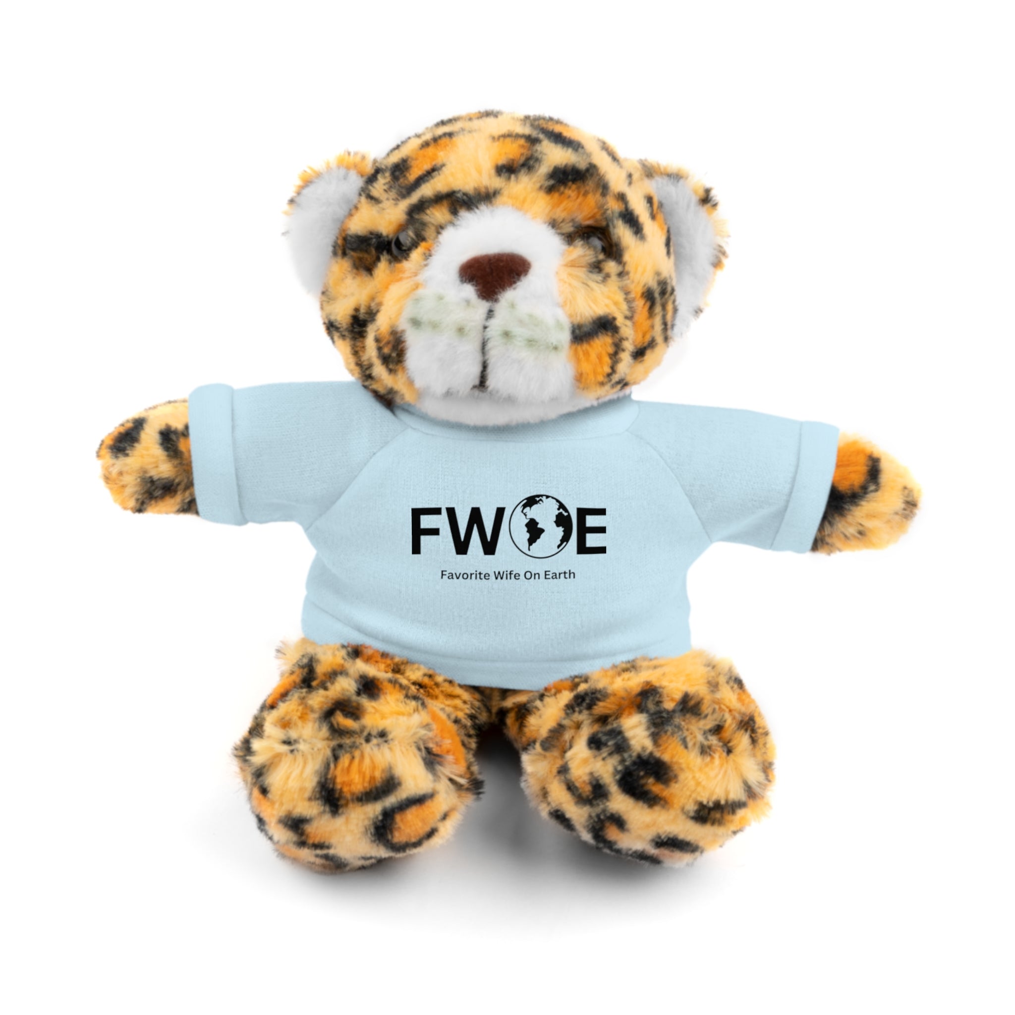 Stuffed Animal Gift – Favorite Wife on Earth (FWOE) – Customizable T-Shirt & Animal