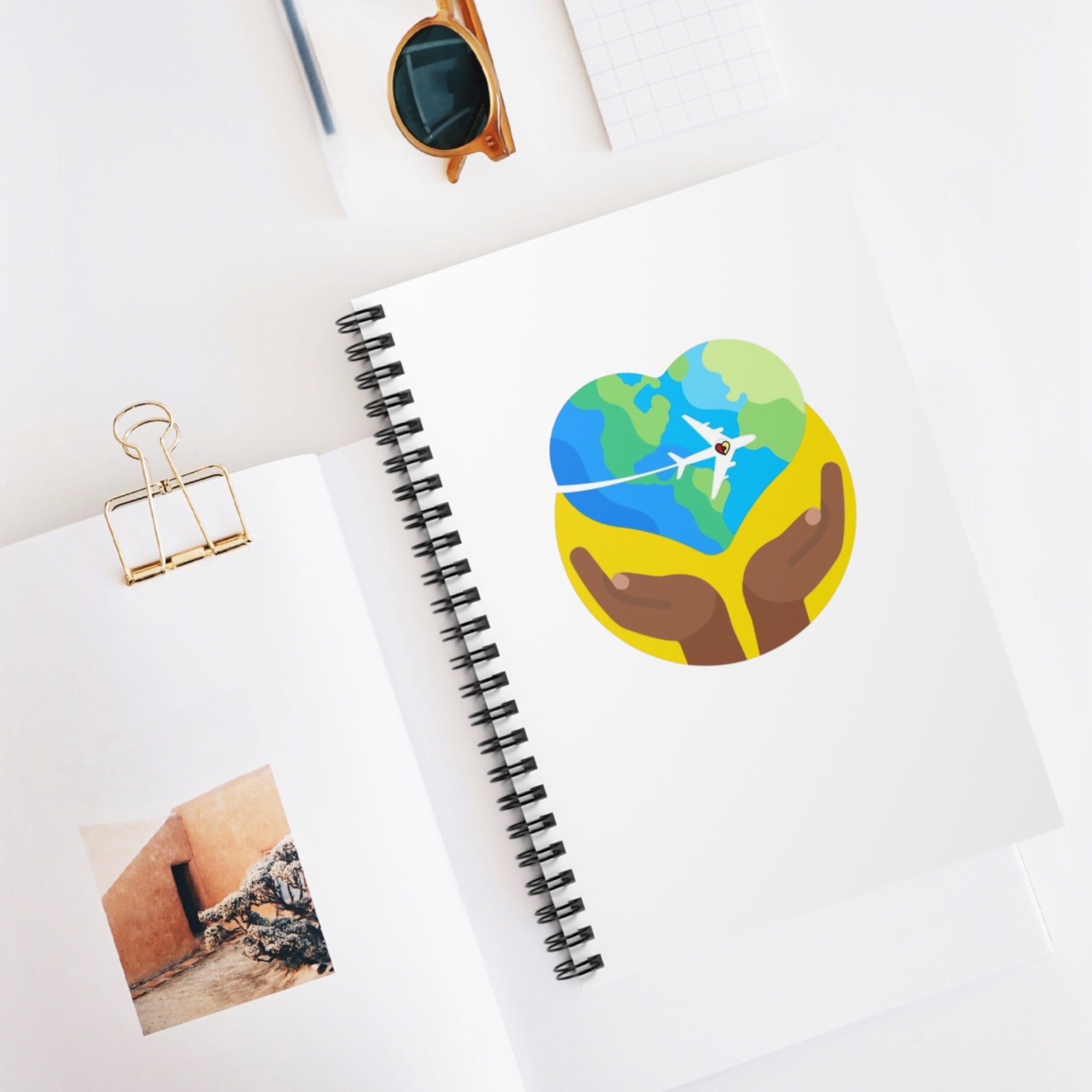 Passion & Purpose Adventures Logo Spiral Notebook - 118 Page Ruled Line Notebook for Everyday Use