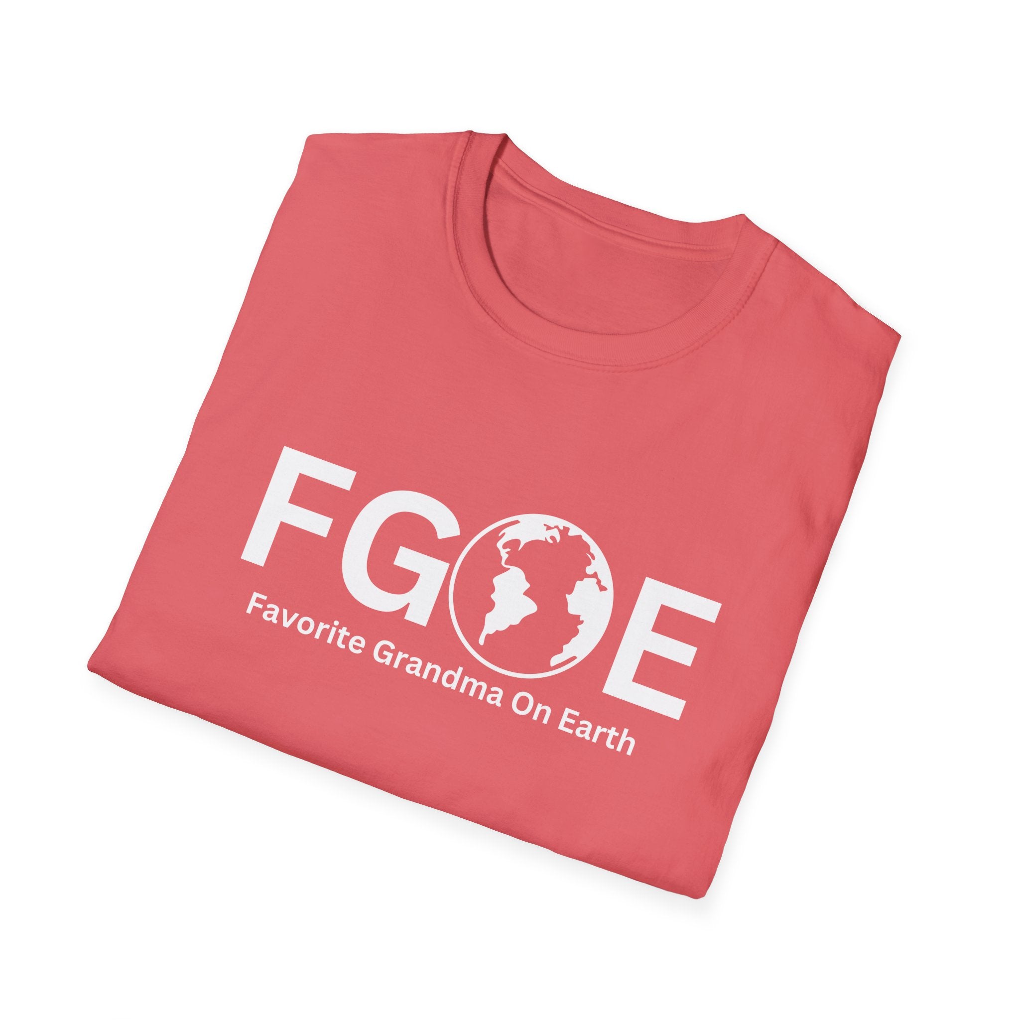 Favorite Grandma on Earth T-Shirt - (FGOE) Logo Tee for Women