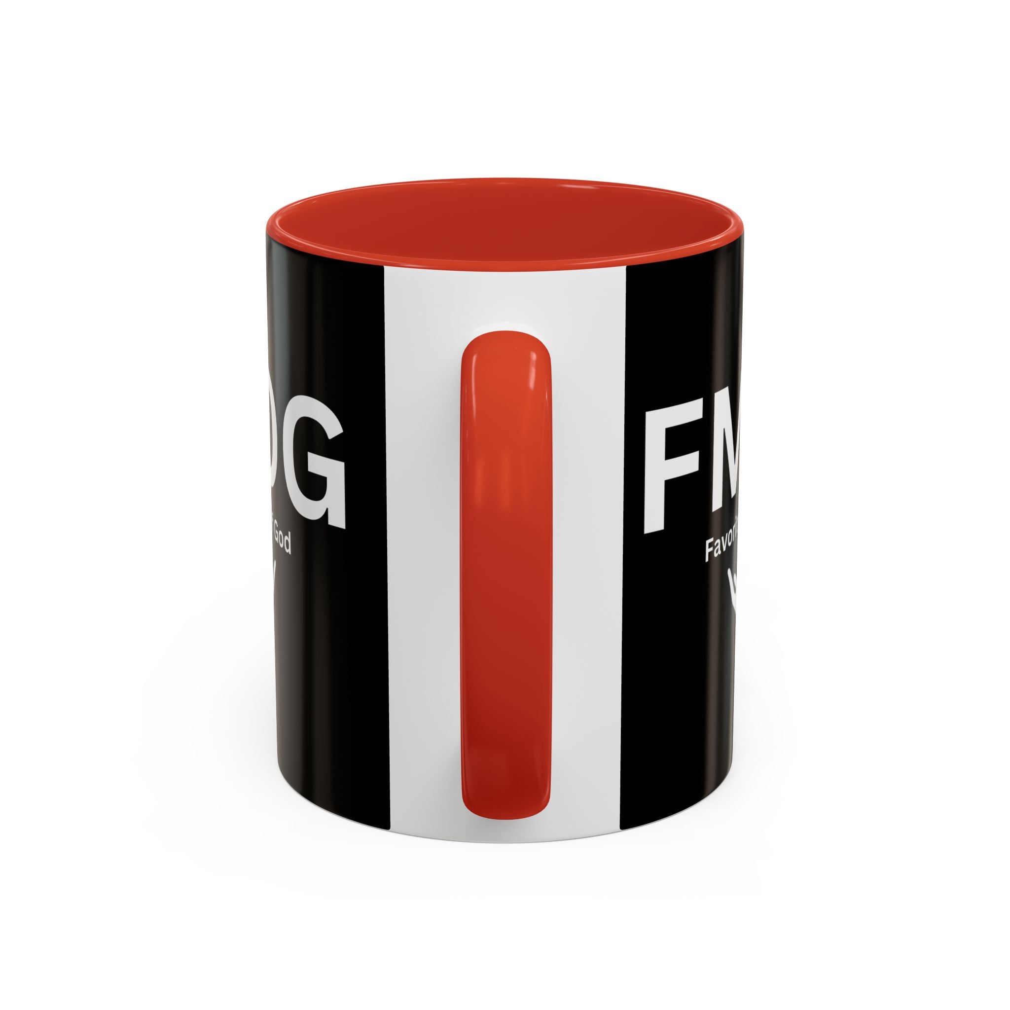 Favorite Man of God (FMOG) Accent Coffee Mug (11, 15oz)