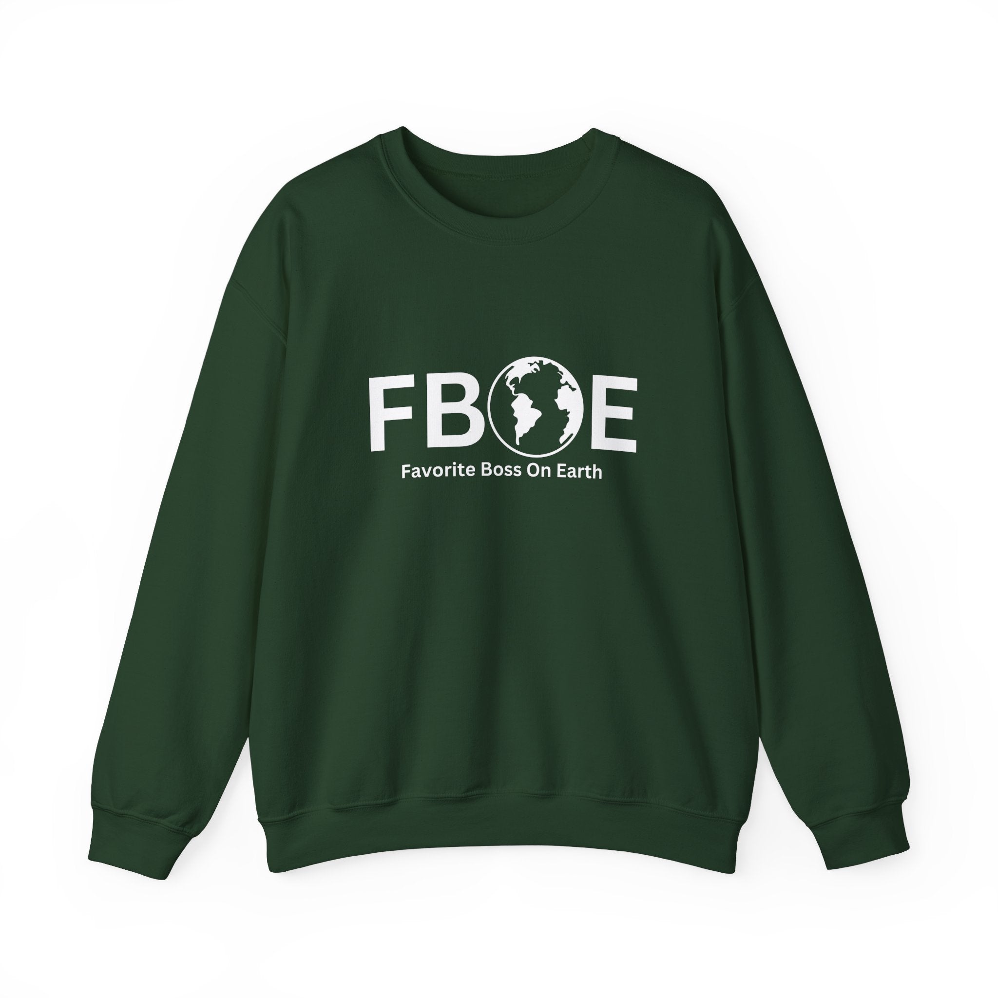 Favorite Boss On Earth (FBOE) - Unisex Heavy Blend Crewneck Sweatshirt