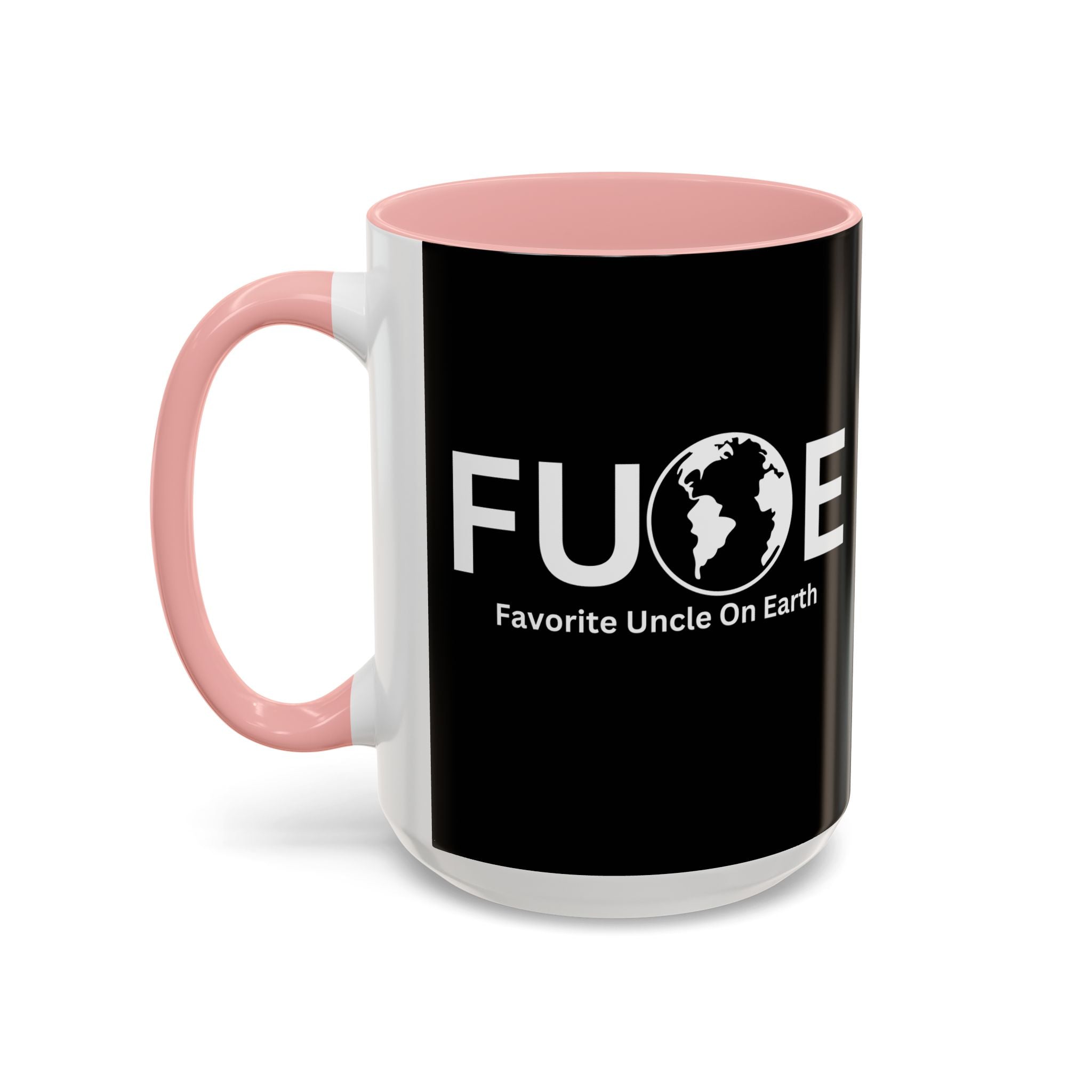 Favorite Uncle On Earth (FUOE) Accent Coffee Mug (11oz, 15oz)