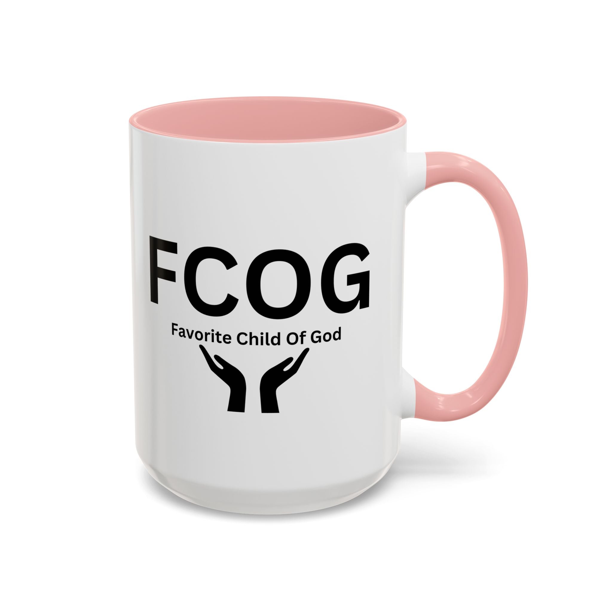 Favorite Child of God (FCOG) Accent Coffee Mug (11, 15oz)