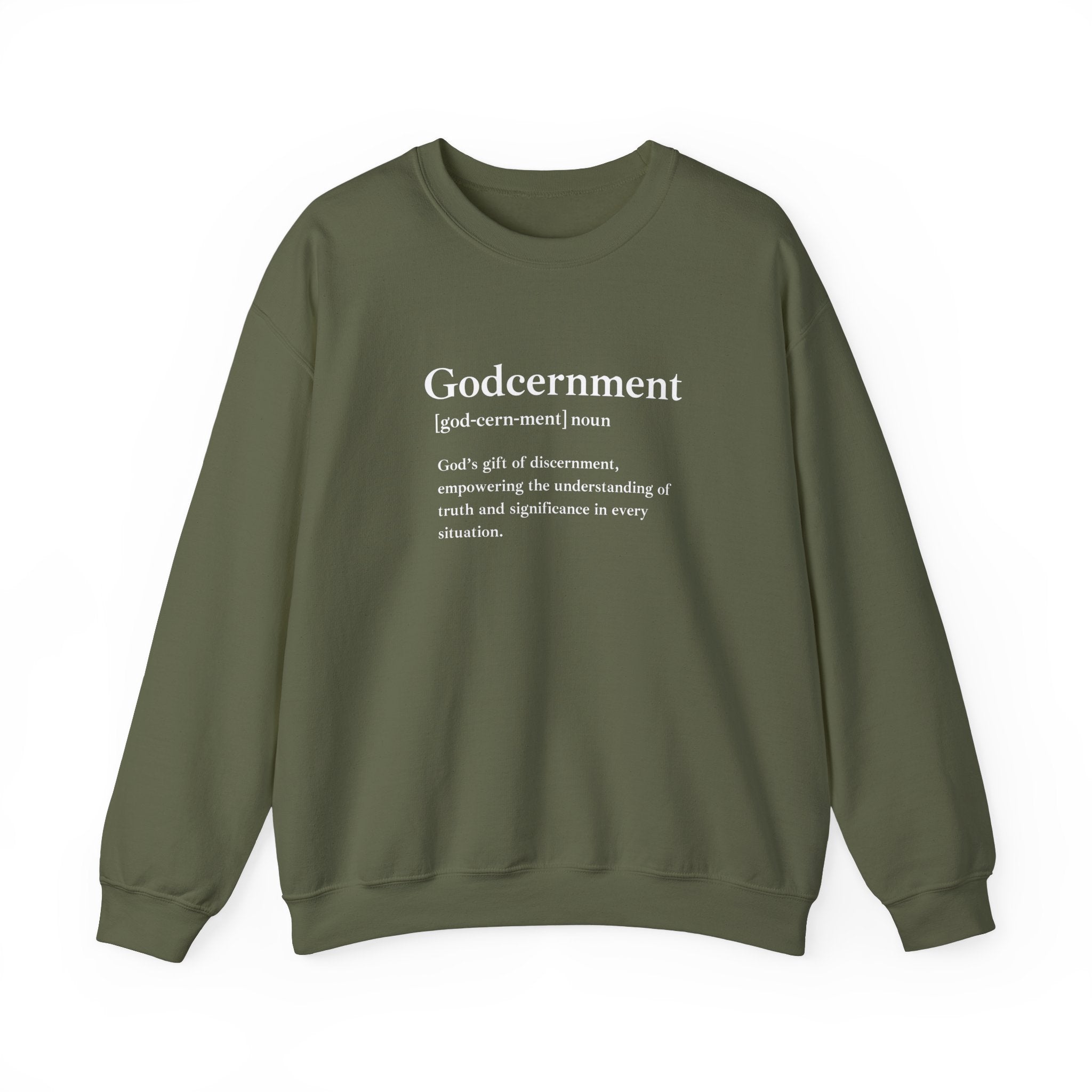 Godcernment Unisex Heavy Blend™ Crewneck Sweatshirt