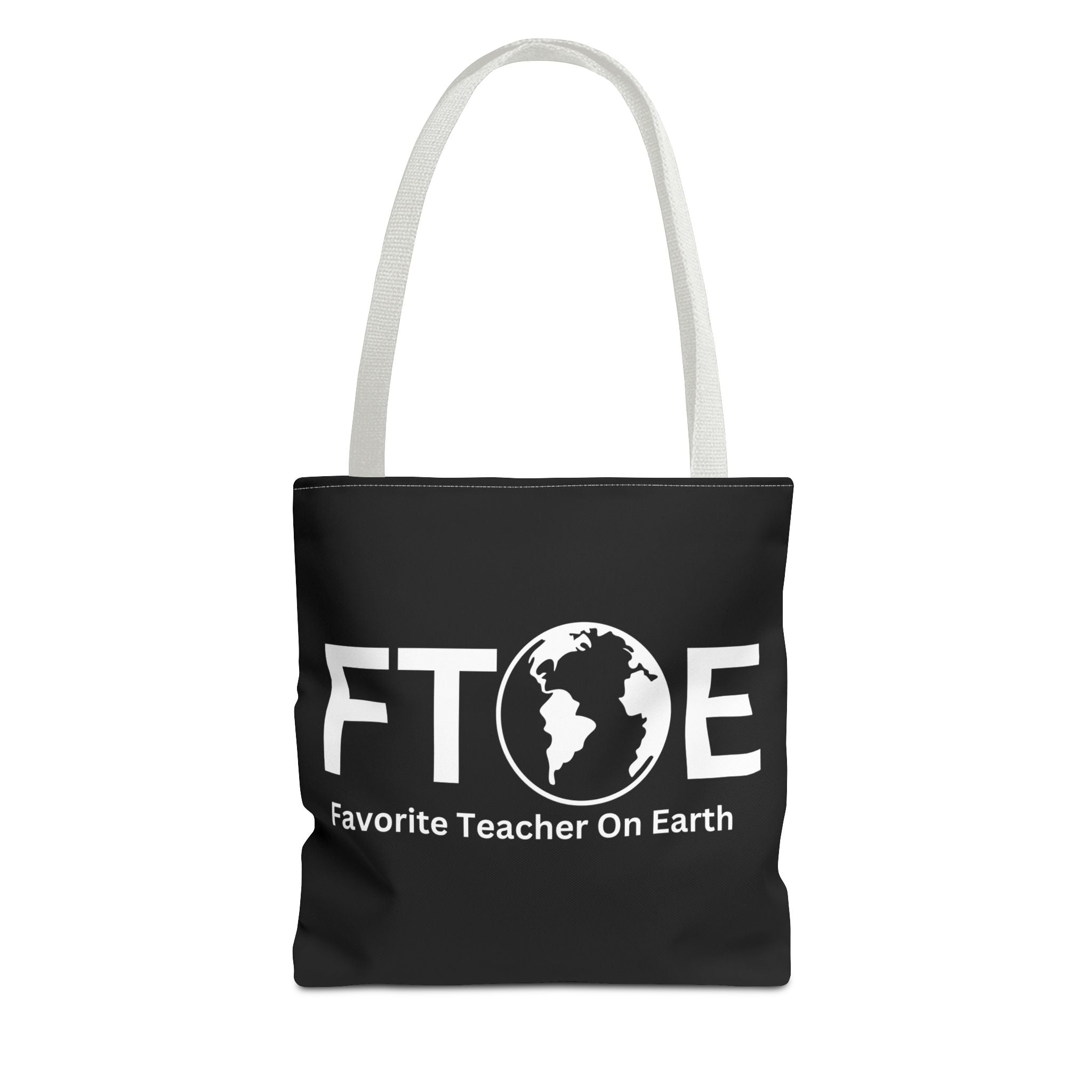 Favorite Teacher On Earth (FTOE) Tote Bag - Custom Printed Stylish and Functional Tote