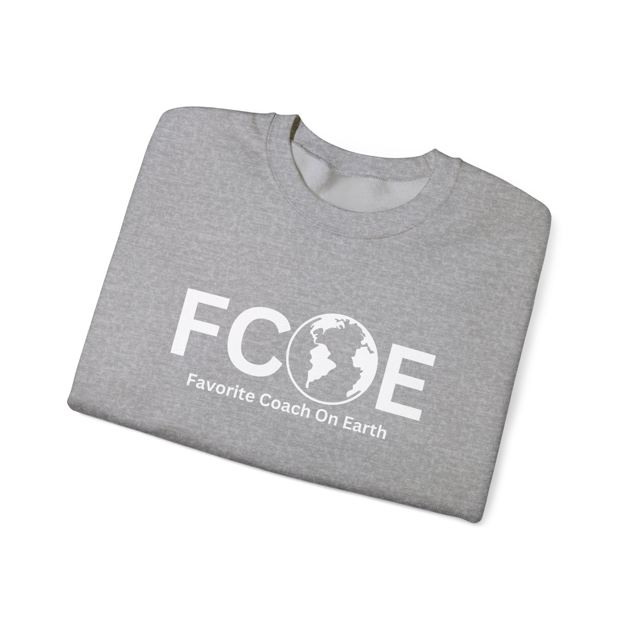 Favorite Coach On Earth (FCOE) Crewneck Sweatshirt – Cozy & Durable