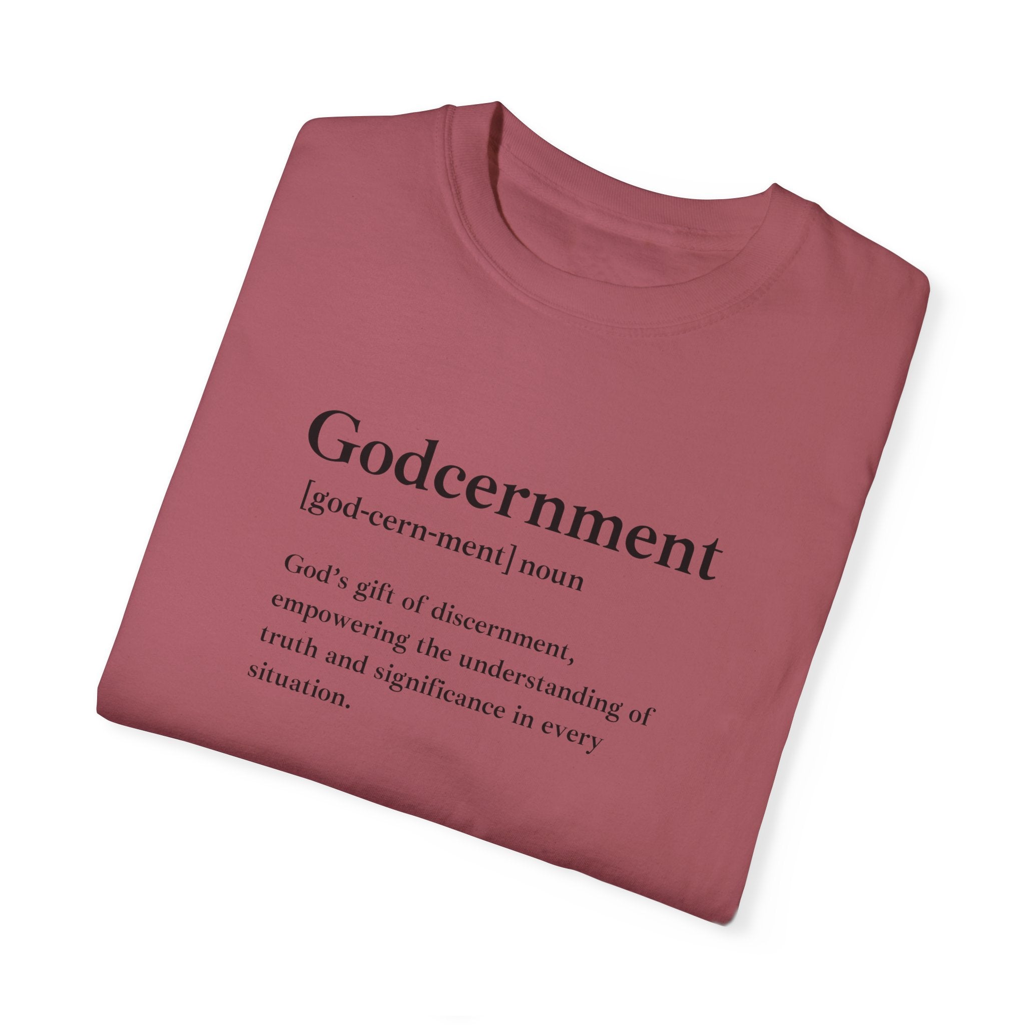 Godcernment T-Shirt – Comfort Colors 1717 Garment-Dyed Tee