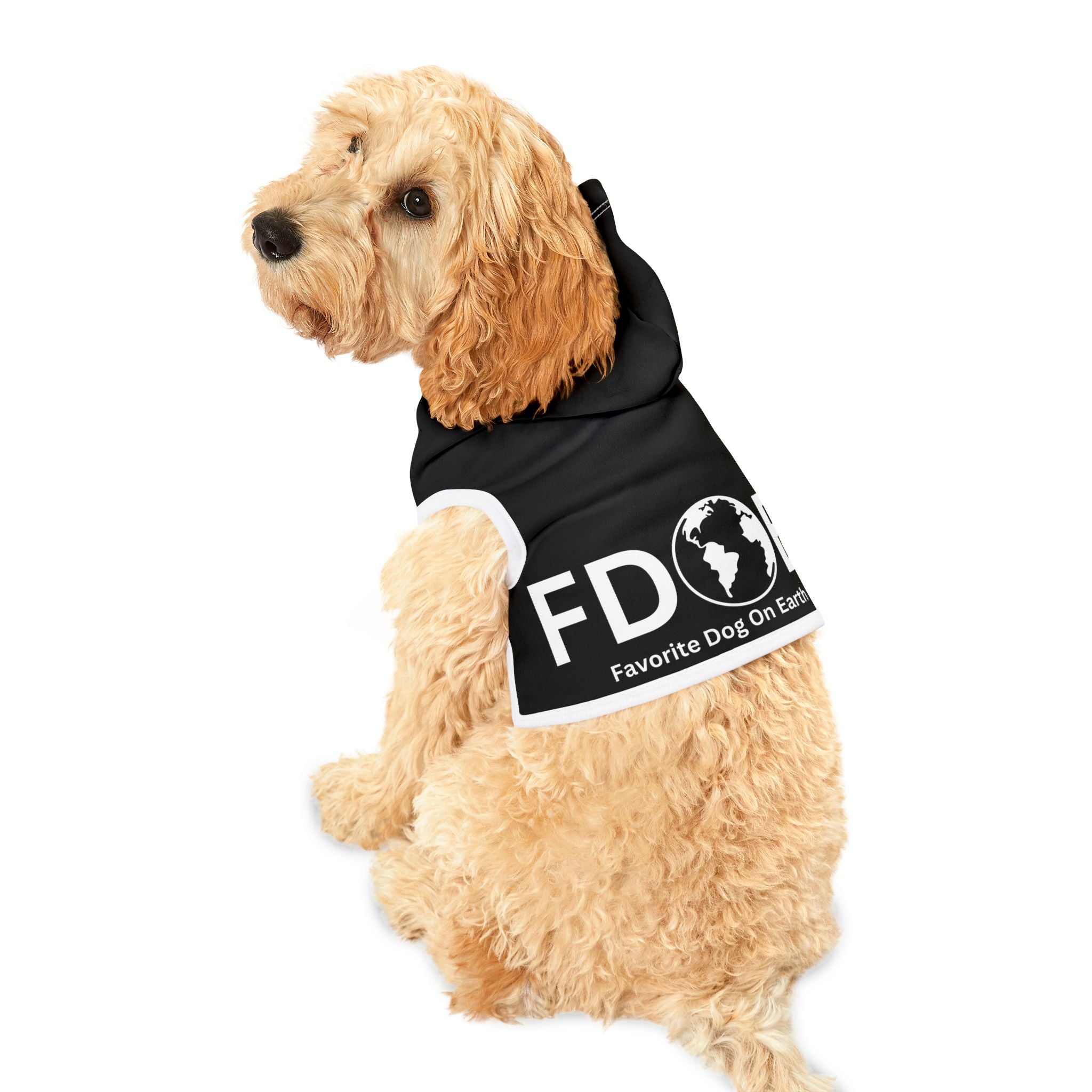Favorite Dog On Earth (FDOE) Custom Pet Hoodie - Adorable and Stylish Hoodie for Your Furry Friend