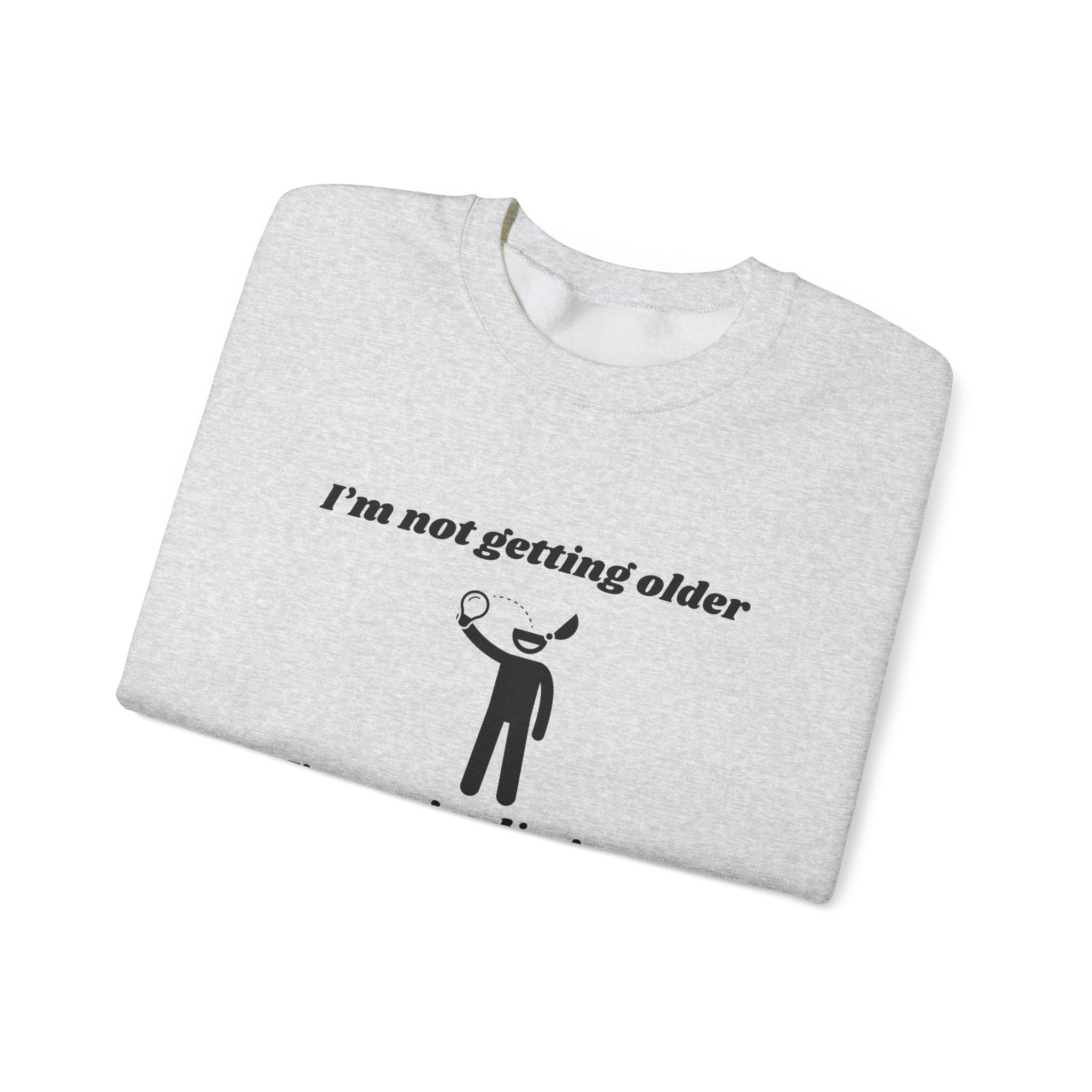 I'm Not Getting Older—I'm Upgrading My Settings! Unisex Heavy Blend Crewneck Sweatshirt