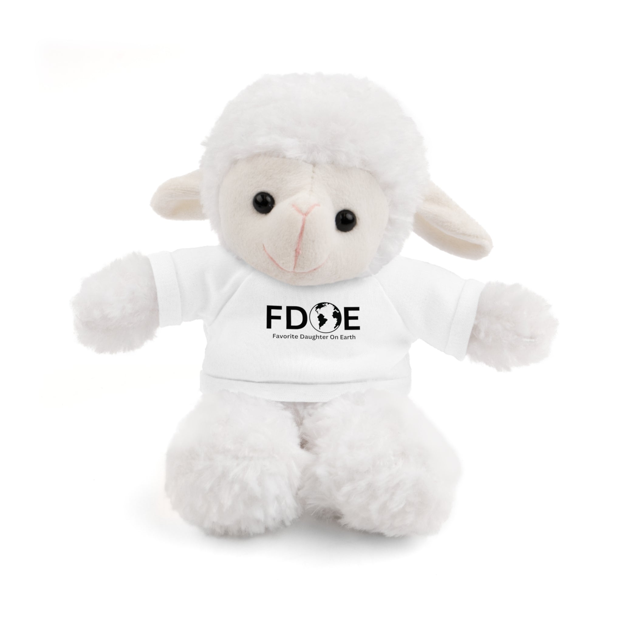 Favorite Daughter on Earth Stuffed Animal – Customizable T-Shirt & Animal