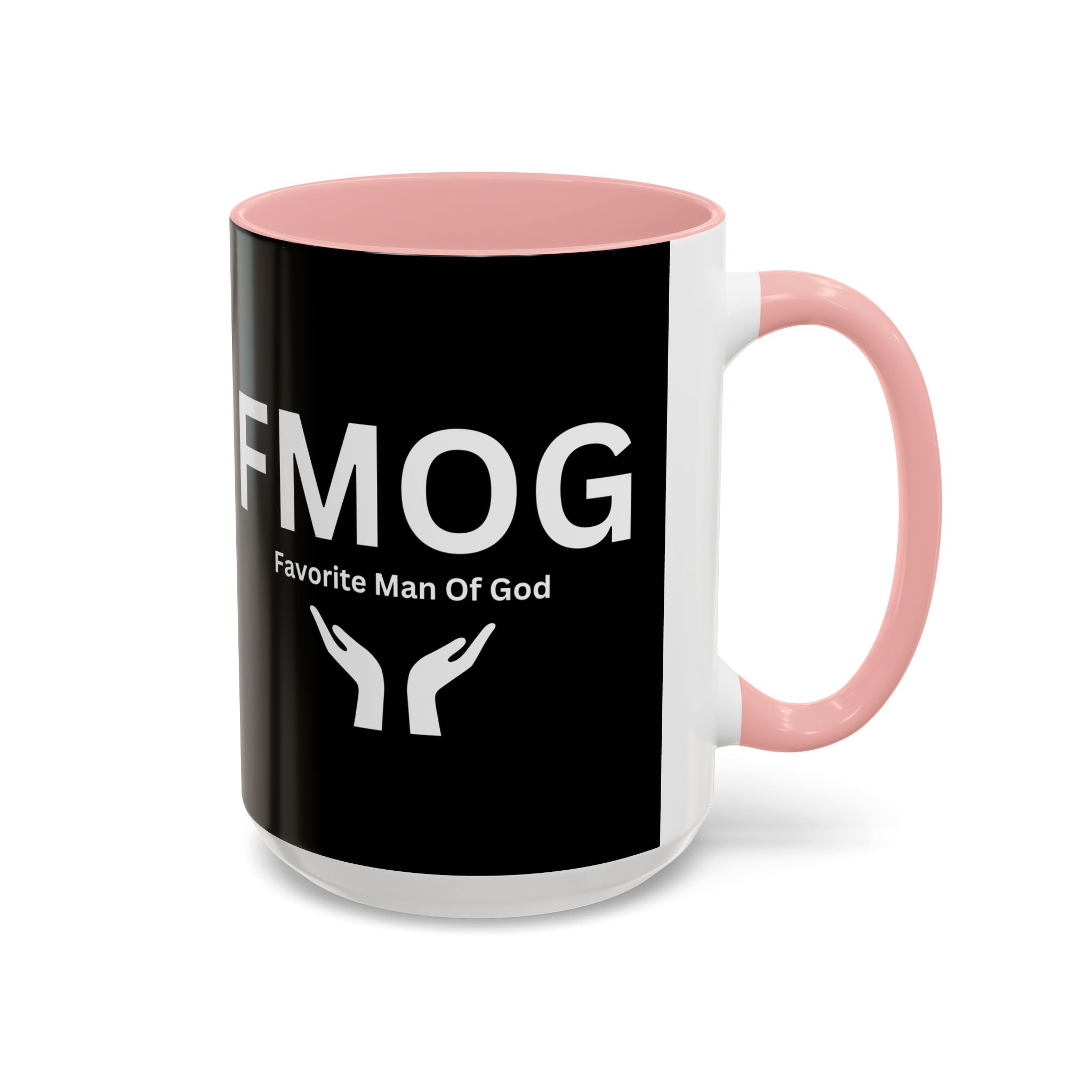 Favorite Man of God (FMOG) Accent Coffee Mug (11, 15oz)