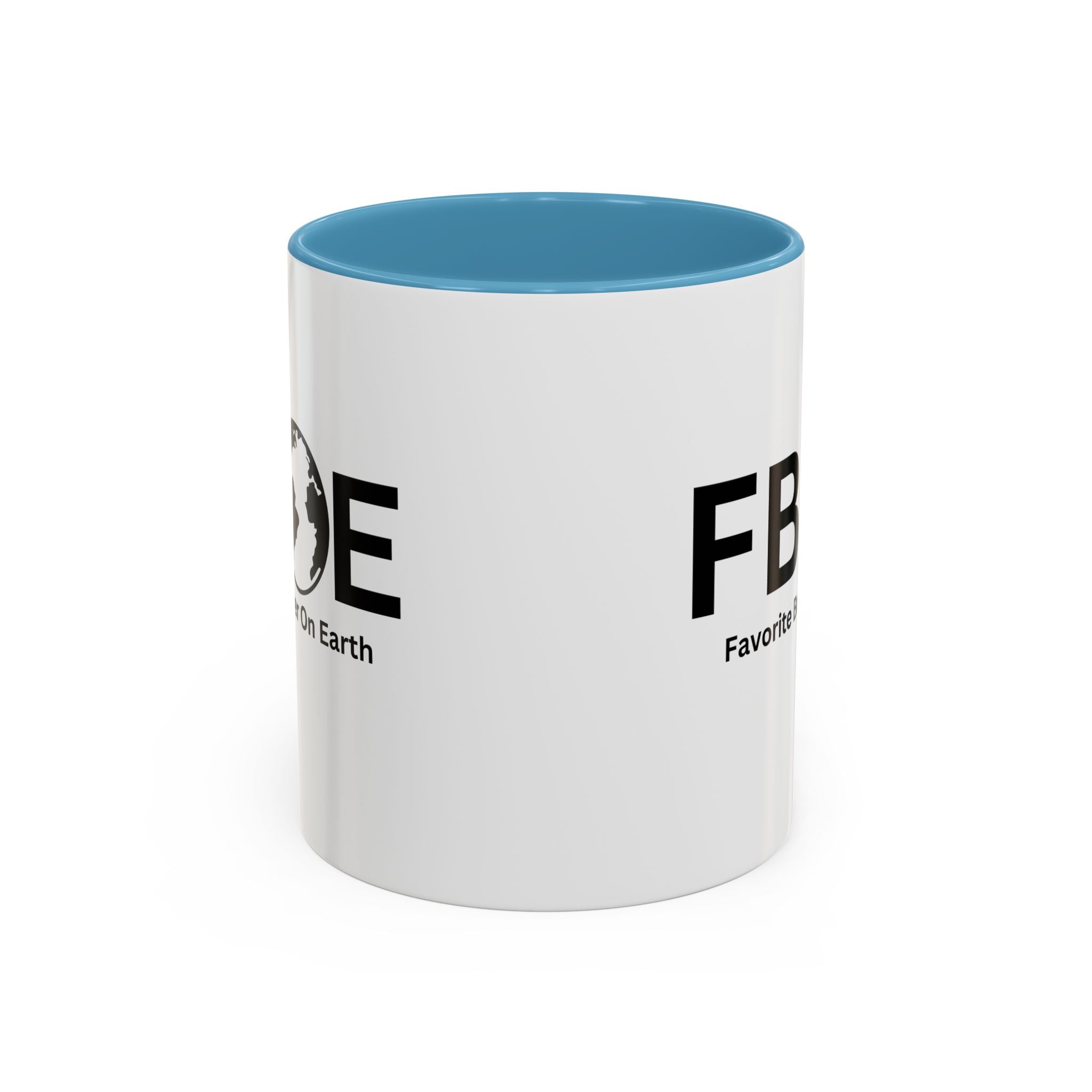 Favorite Brother On Earth (FBOE) Accent Coffee Mug (11oz, 15oz)