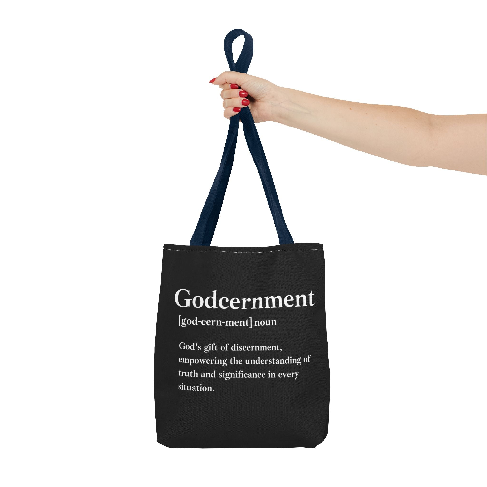Godcernment Tote Bag - Custom Printed Stylish and Functional Tote