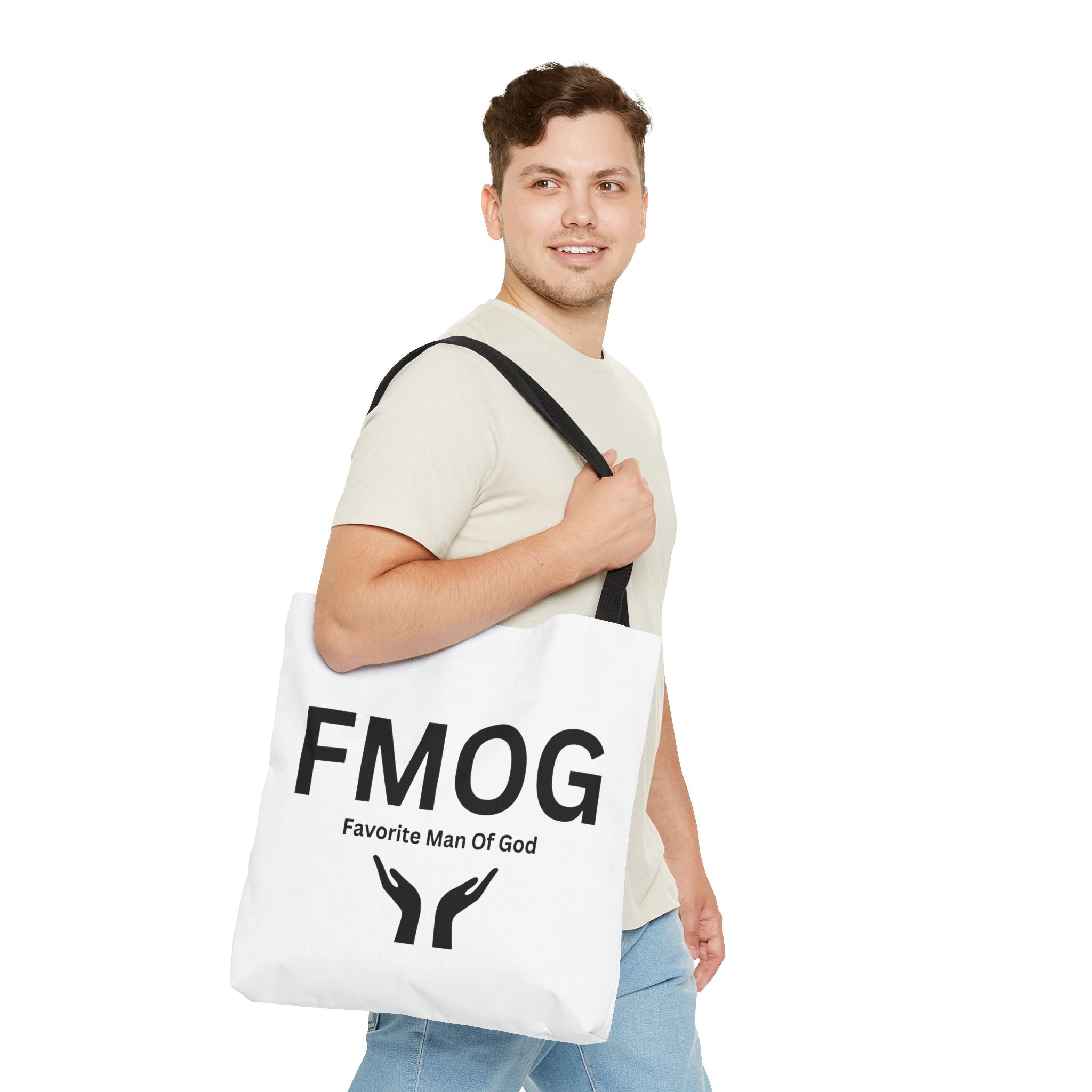 Favorite Man of God Tote Bag (FMOG) Tote Bag - Custom Printed Stylish and Functional Tote