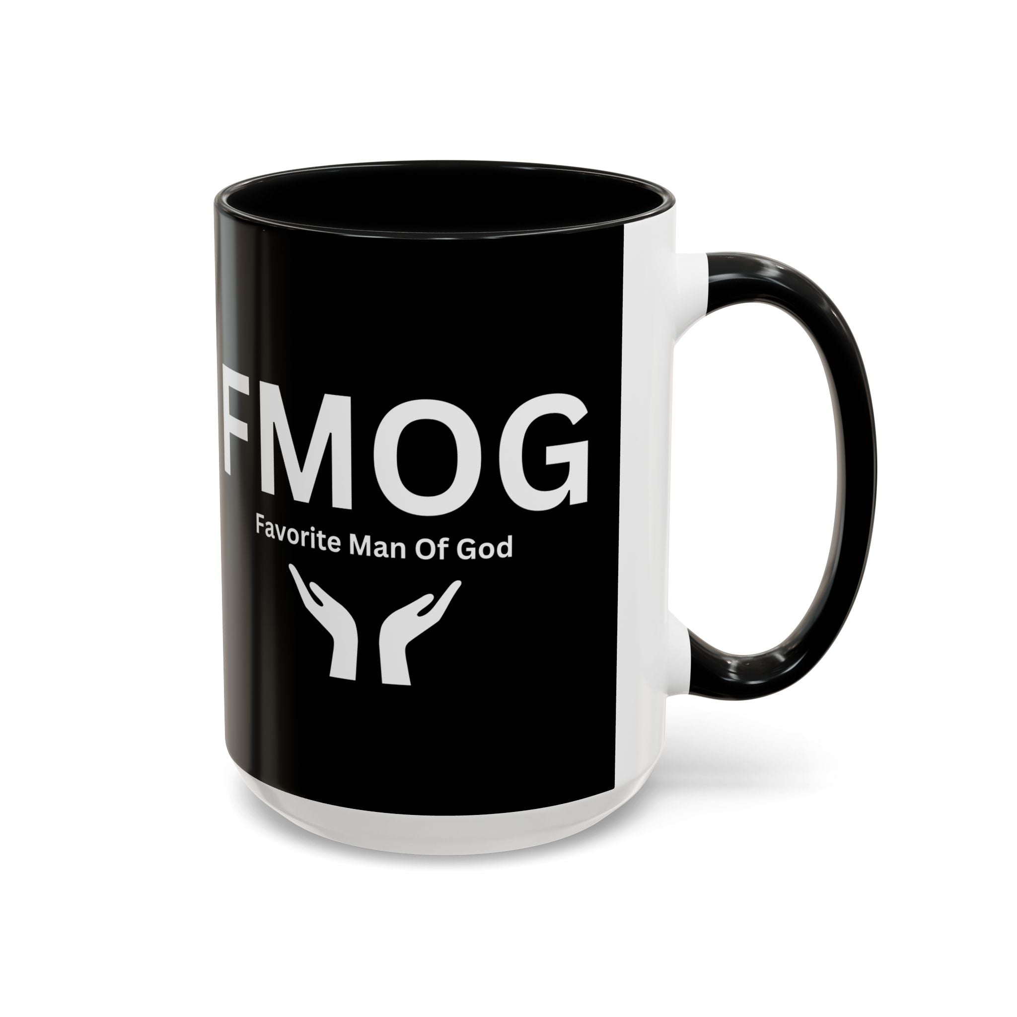 Favorite Man of God (FMOG) Accent Coffee Mug (11, 15oz)