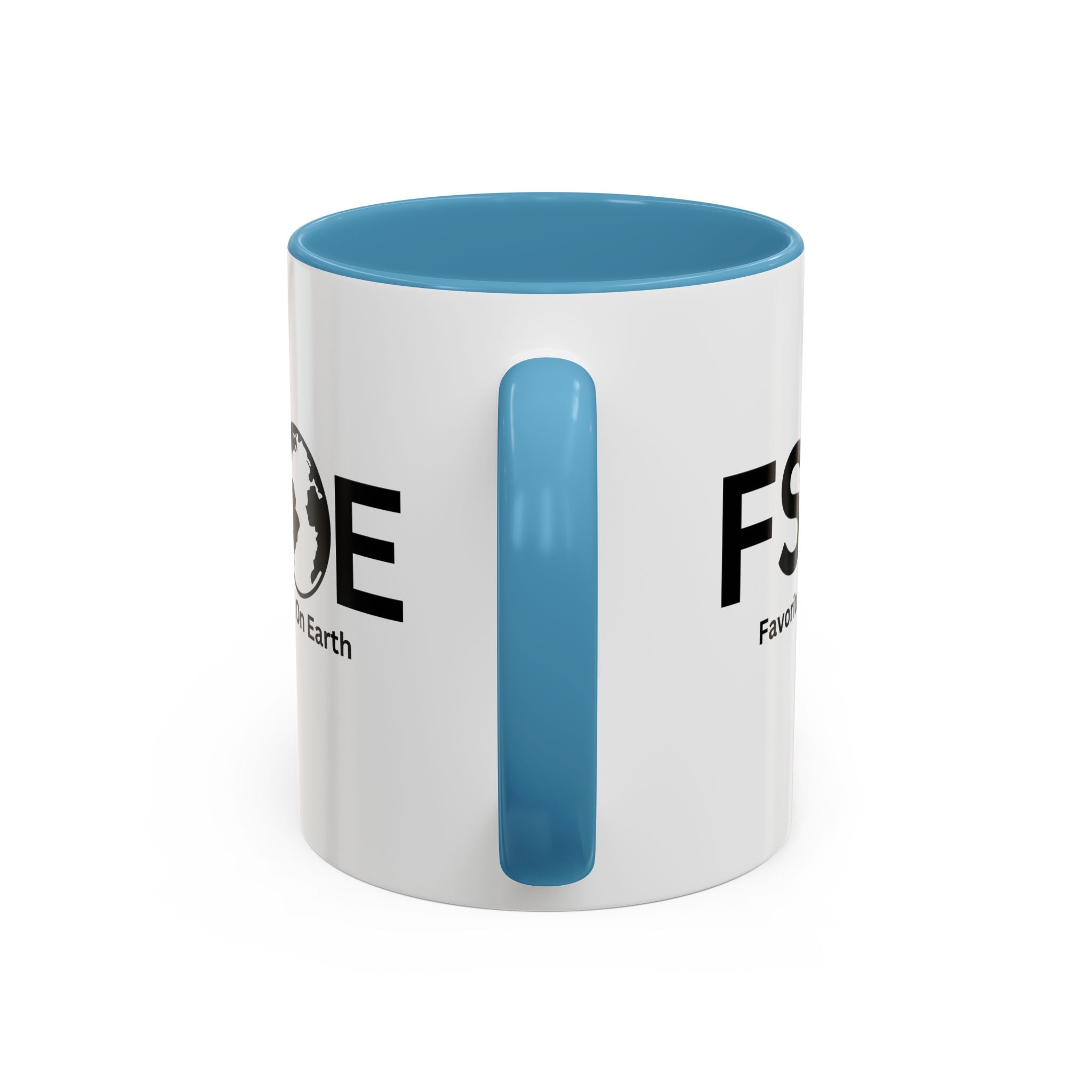 Favorite Son On Earth (FSOE) Accent Coffee Mug (11oz, 15oz)