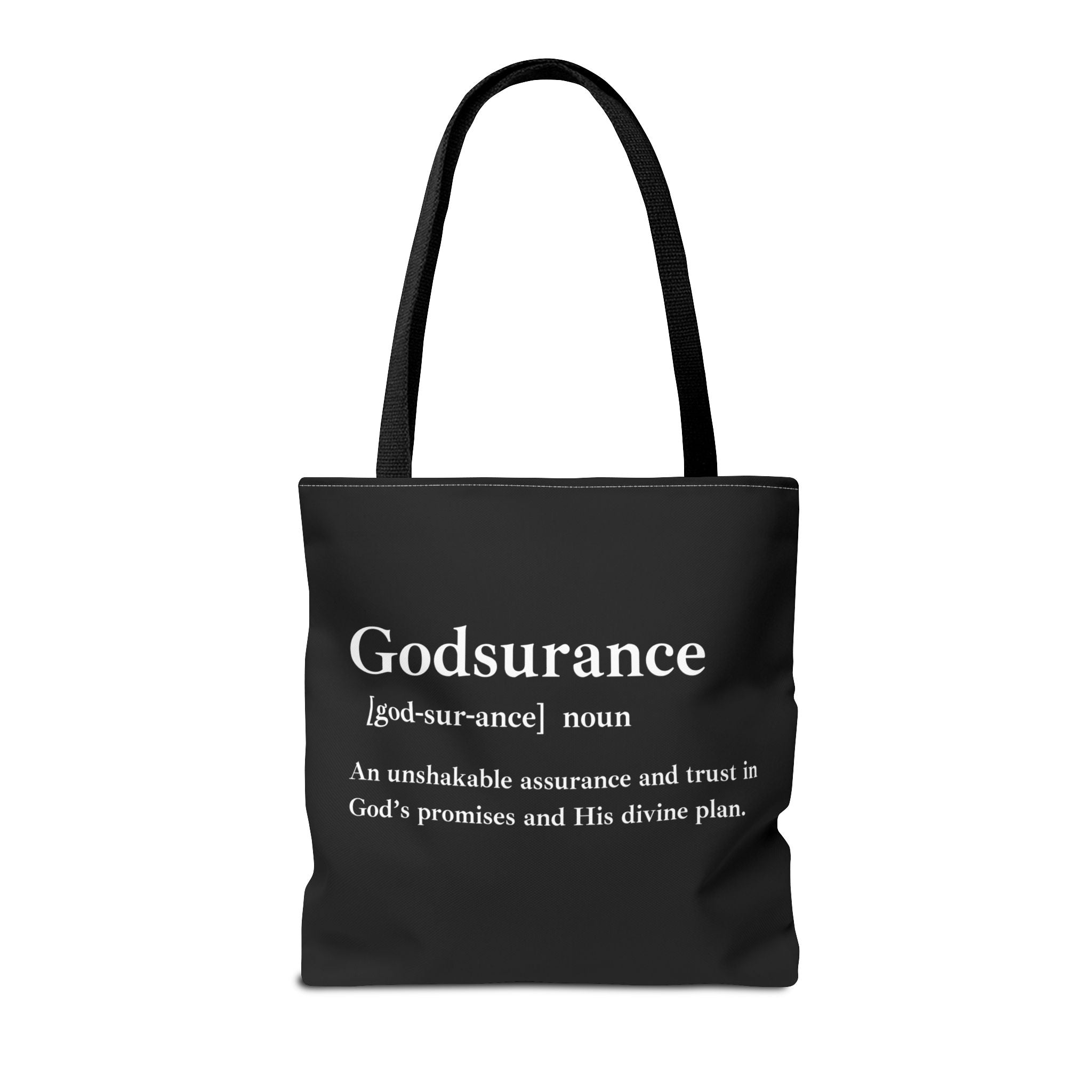 Godsurance Tote Bag - Custom Printed Stylish and Functional Tote