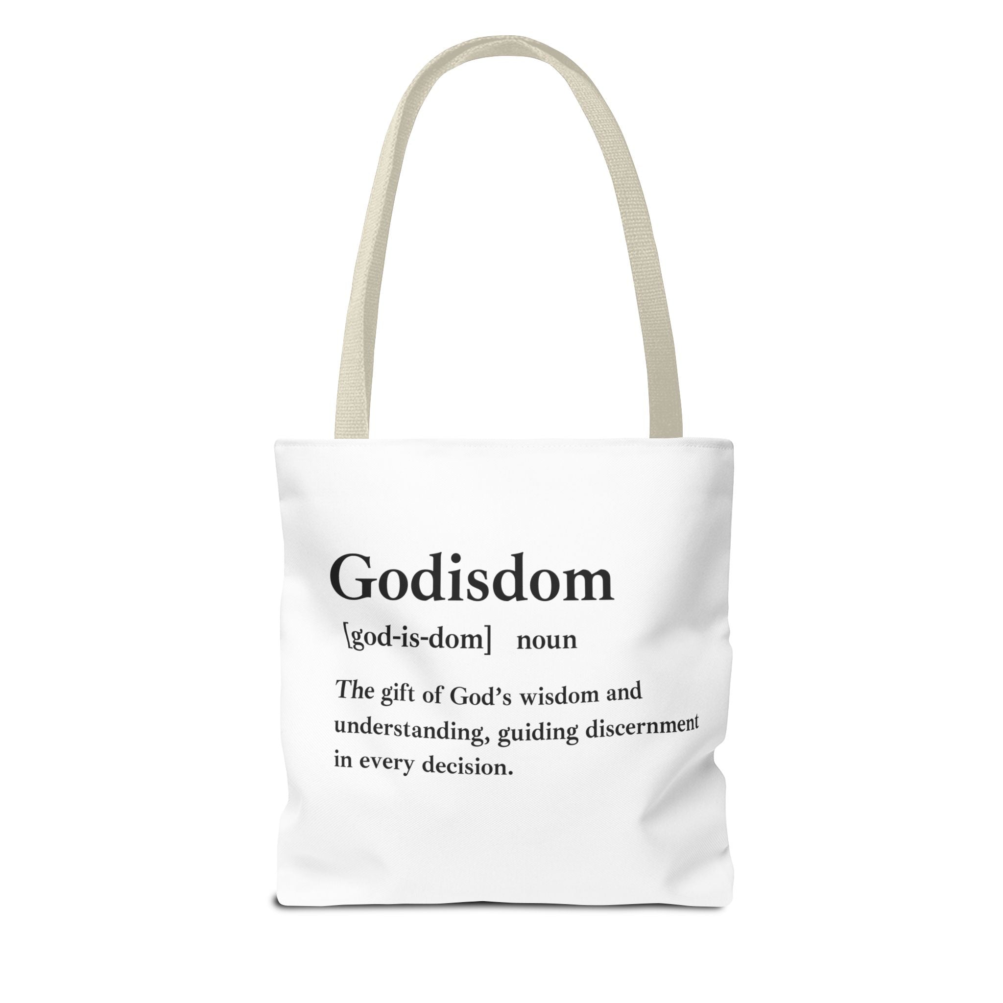 Godisdom Tote Bag - Custom Printed Stylish and Functional Tote