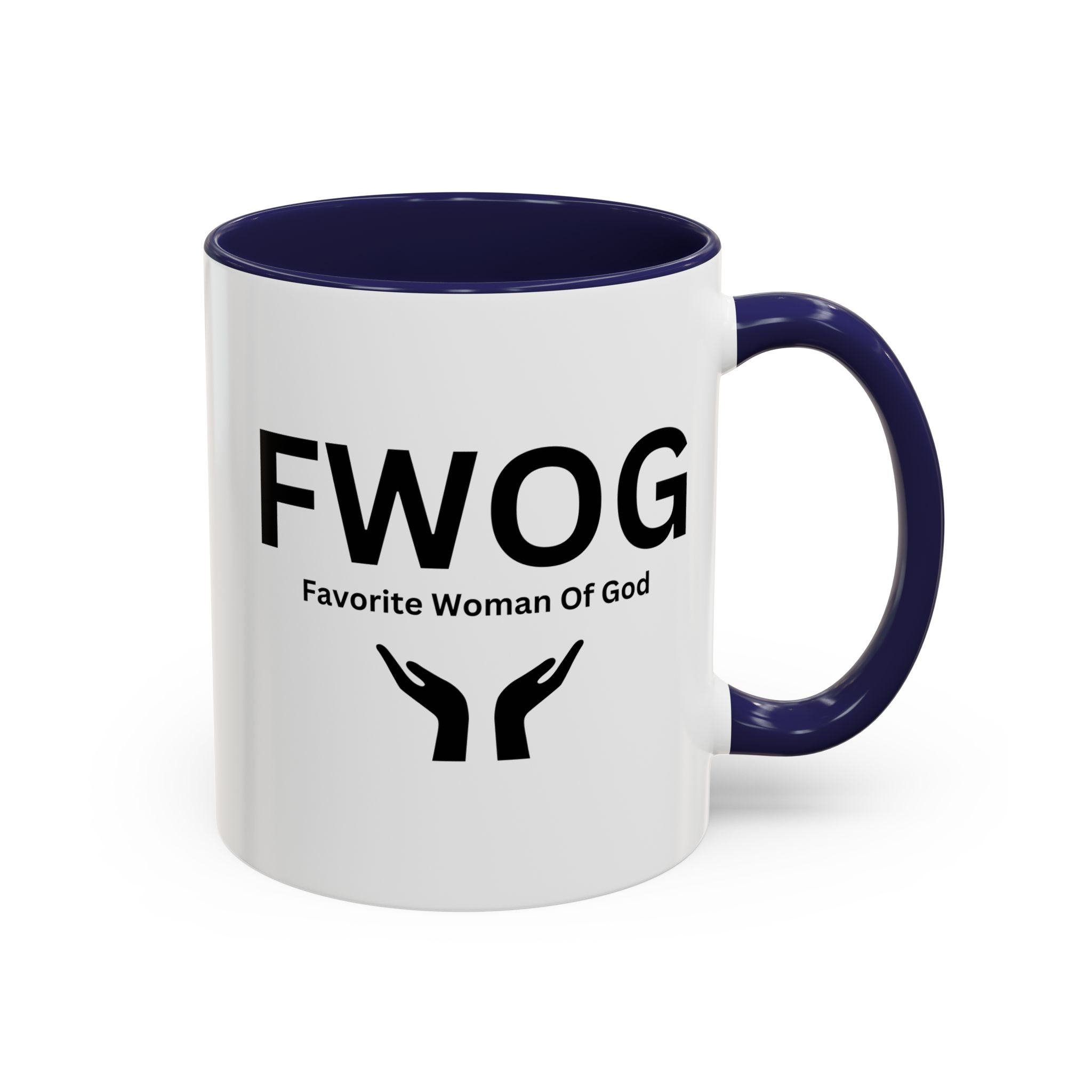 Favorite Woman of God (FWOG) Accent Coffee Mug (11, 15oz)