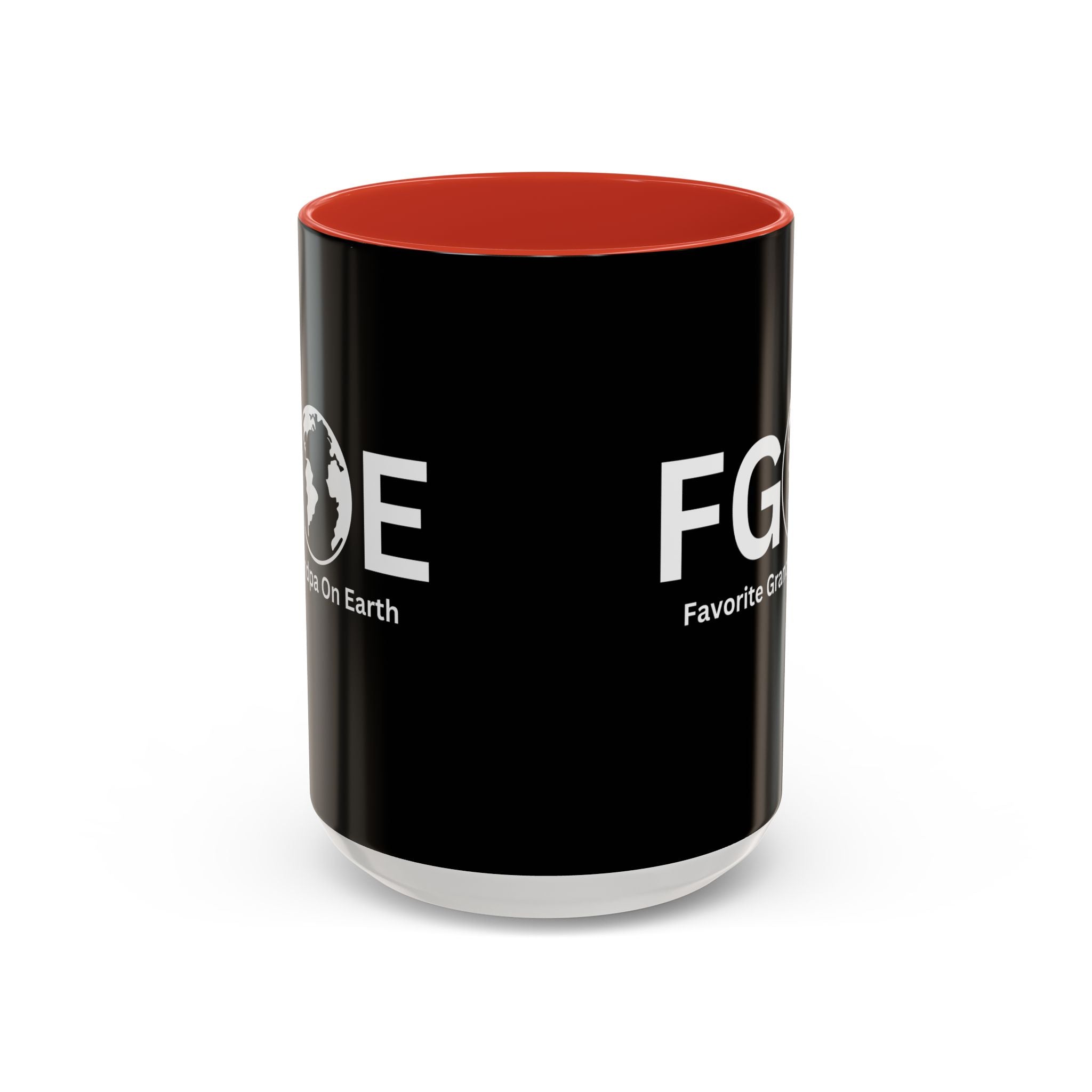 Favorite Grandpa On Earth (FGOE) Accent Coffee Mug (11oz, 15oz)