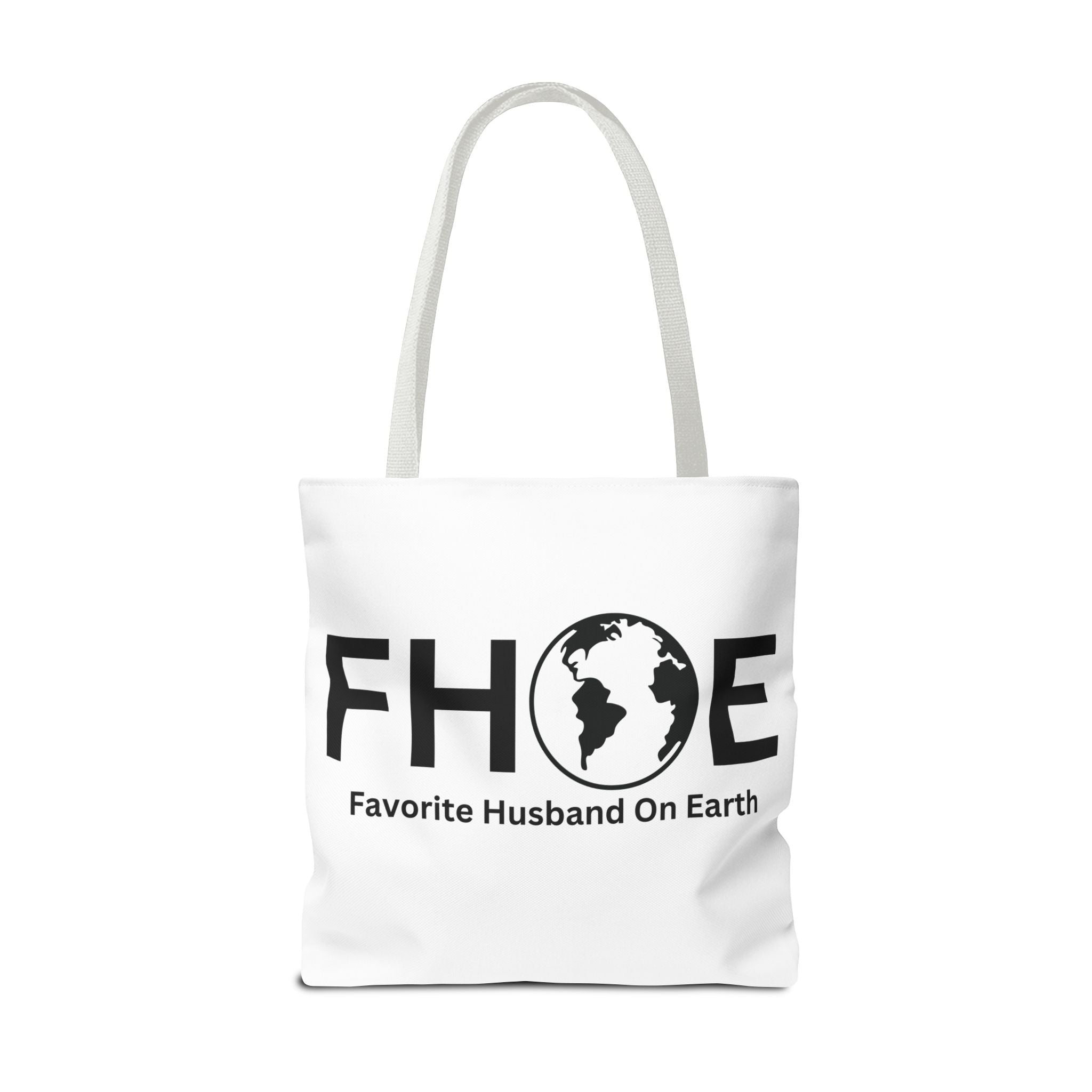 Favorite Husband On Earth (FHOE) Tote Bag - Custom Printed Stylish and Functional Tote