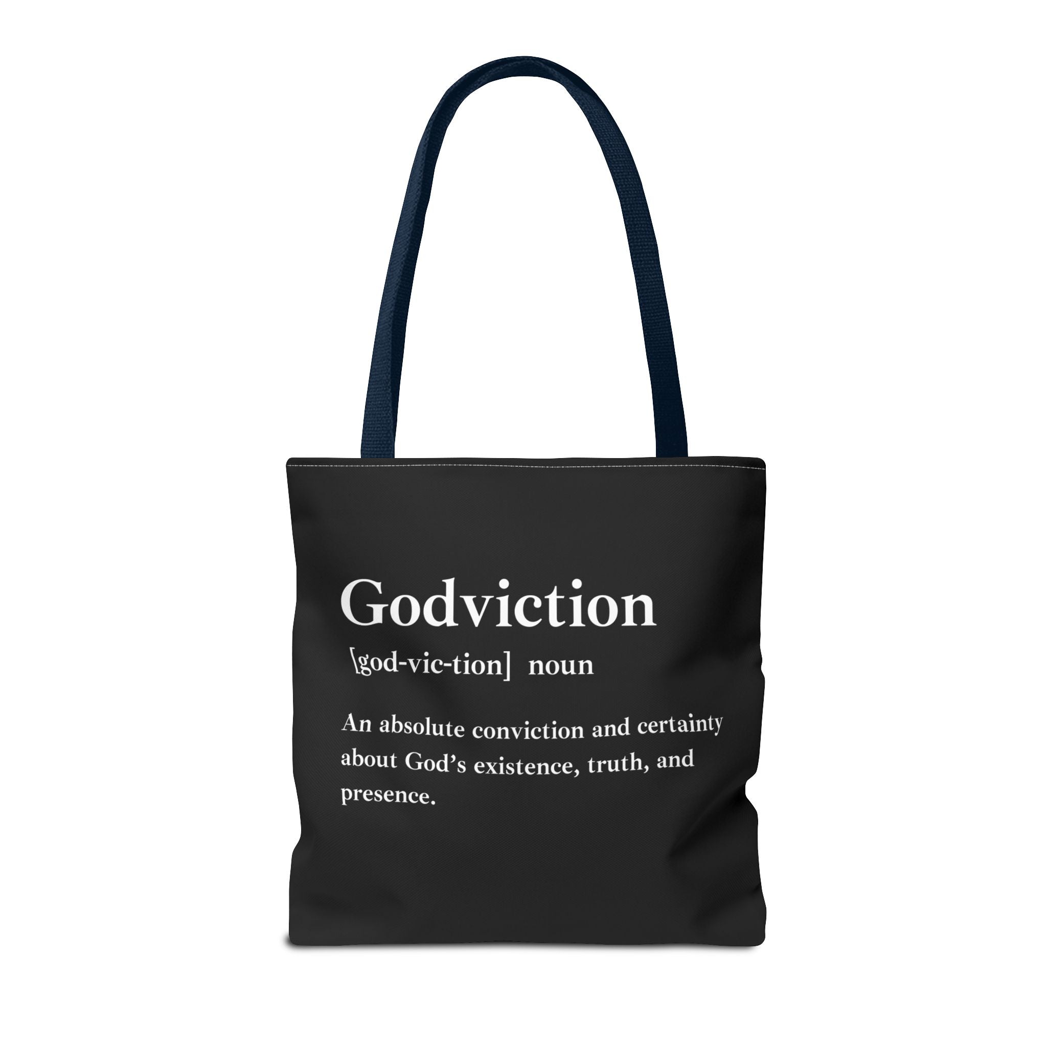 Godviction Tote Bag - Custom Printed Stylish and Functional Tote
