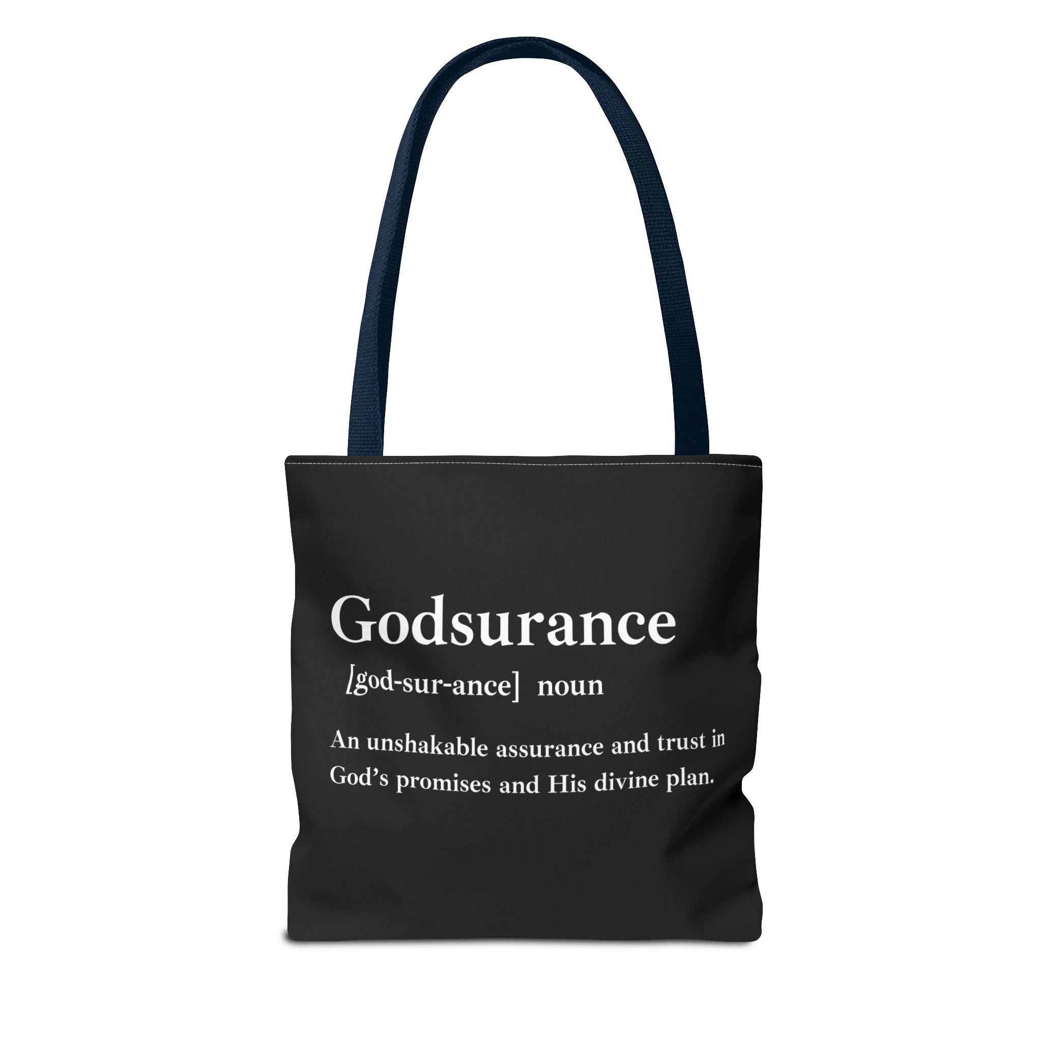 Godsurance Tote Bag - Custom Printed Stylish and Functional Tote