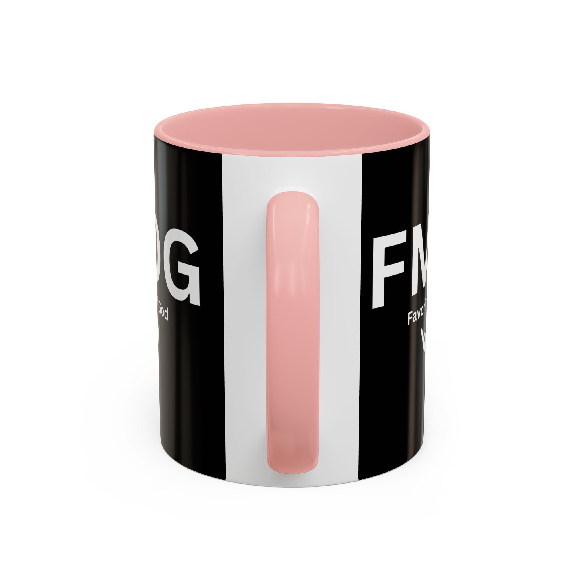 Favorite Man of God (FMOG) Accent Coffee Mug (11, 15oz)