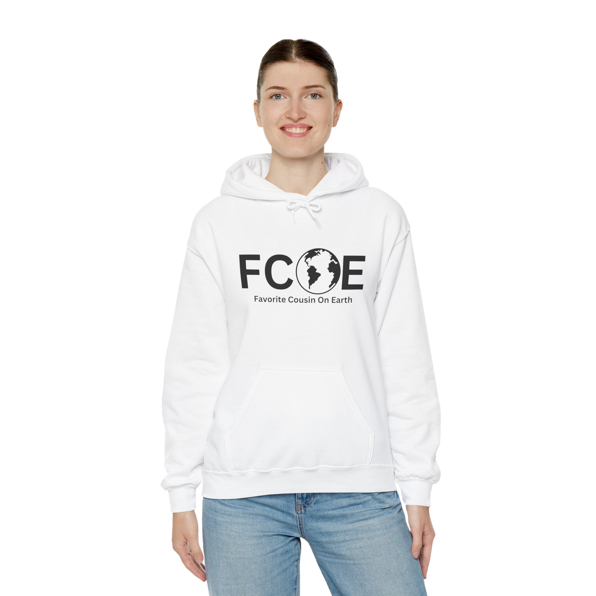 Favorite Cousin On Earth (FCOE) Unisex Heavy Blend™ Hooded Sweatshirt
