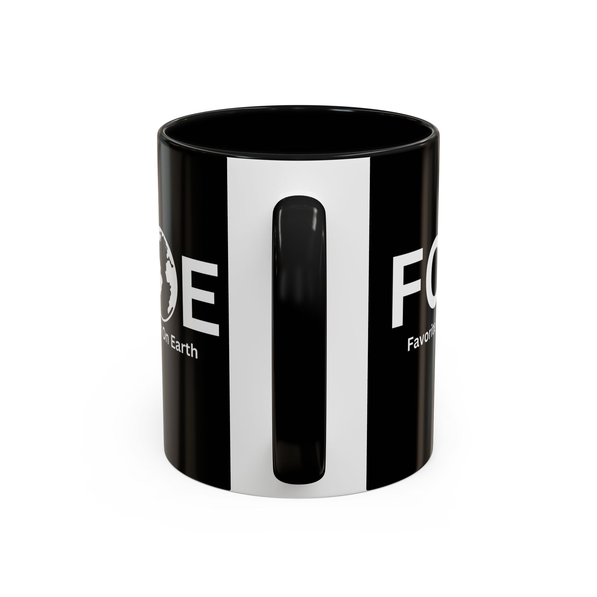 Favorite Cousin On Earth (FCOE) Accent Coffee Mug (11oz, 15oz)