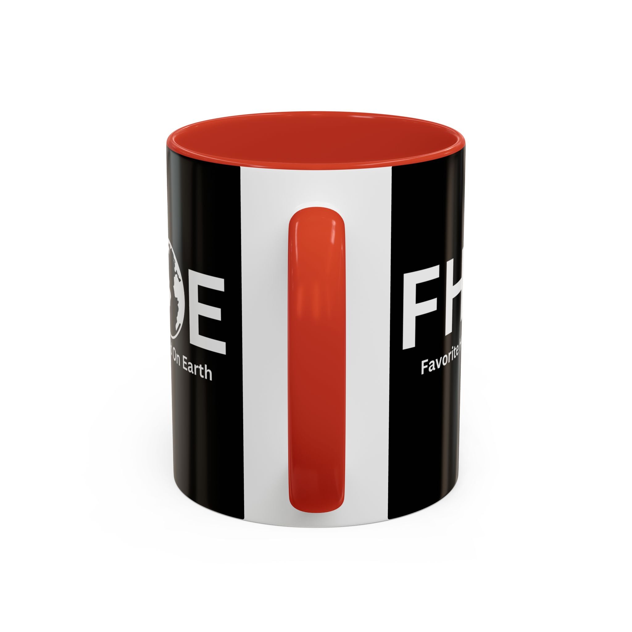 Favorite Husband On Earth (FHOE) Accent Coffee Mug (11oz, 15oz)