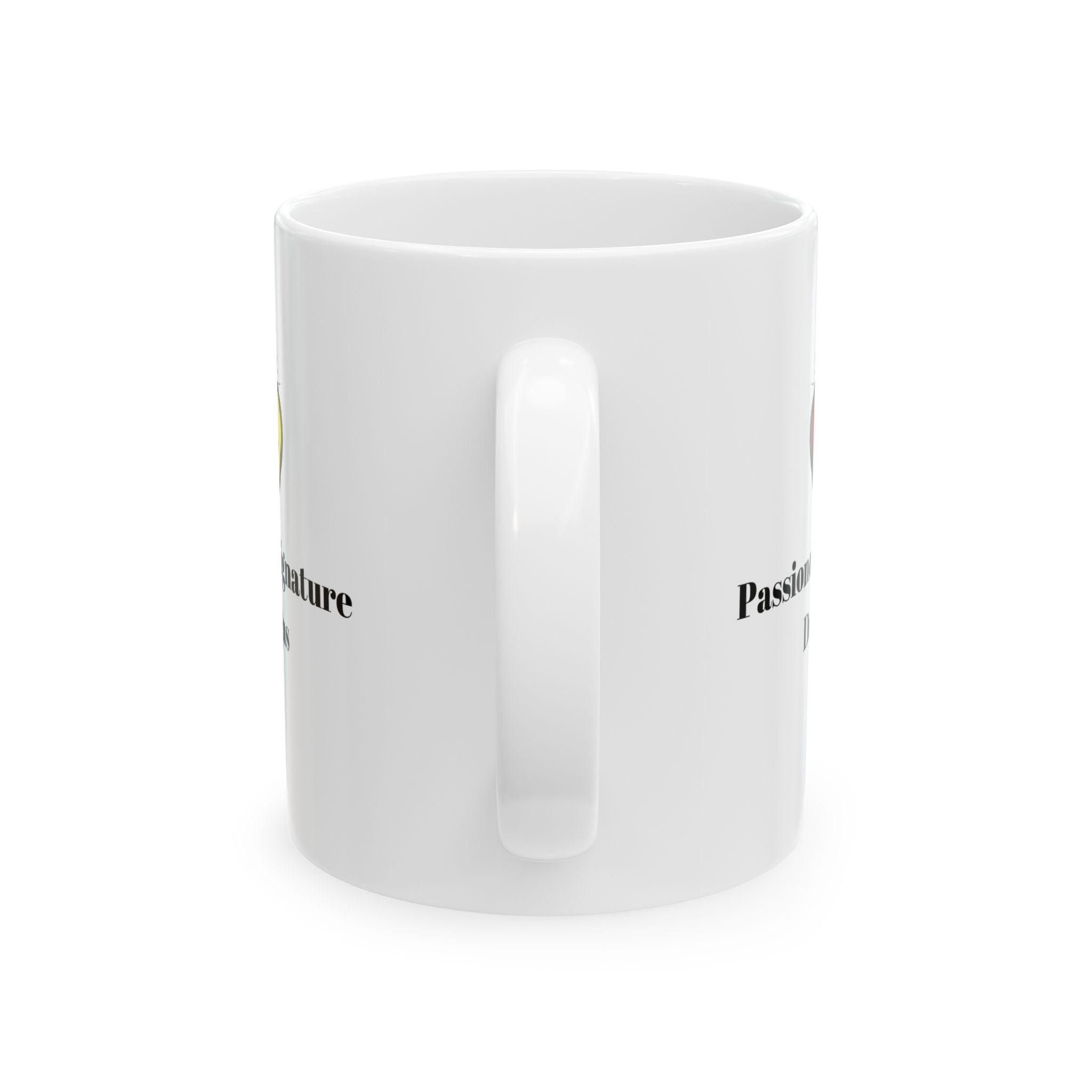 Passionoy Signature Designs Logo Accent Coffee Mug (11oz, 15oz)